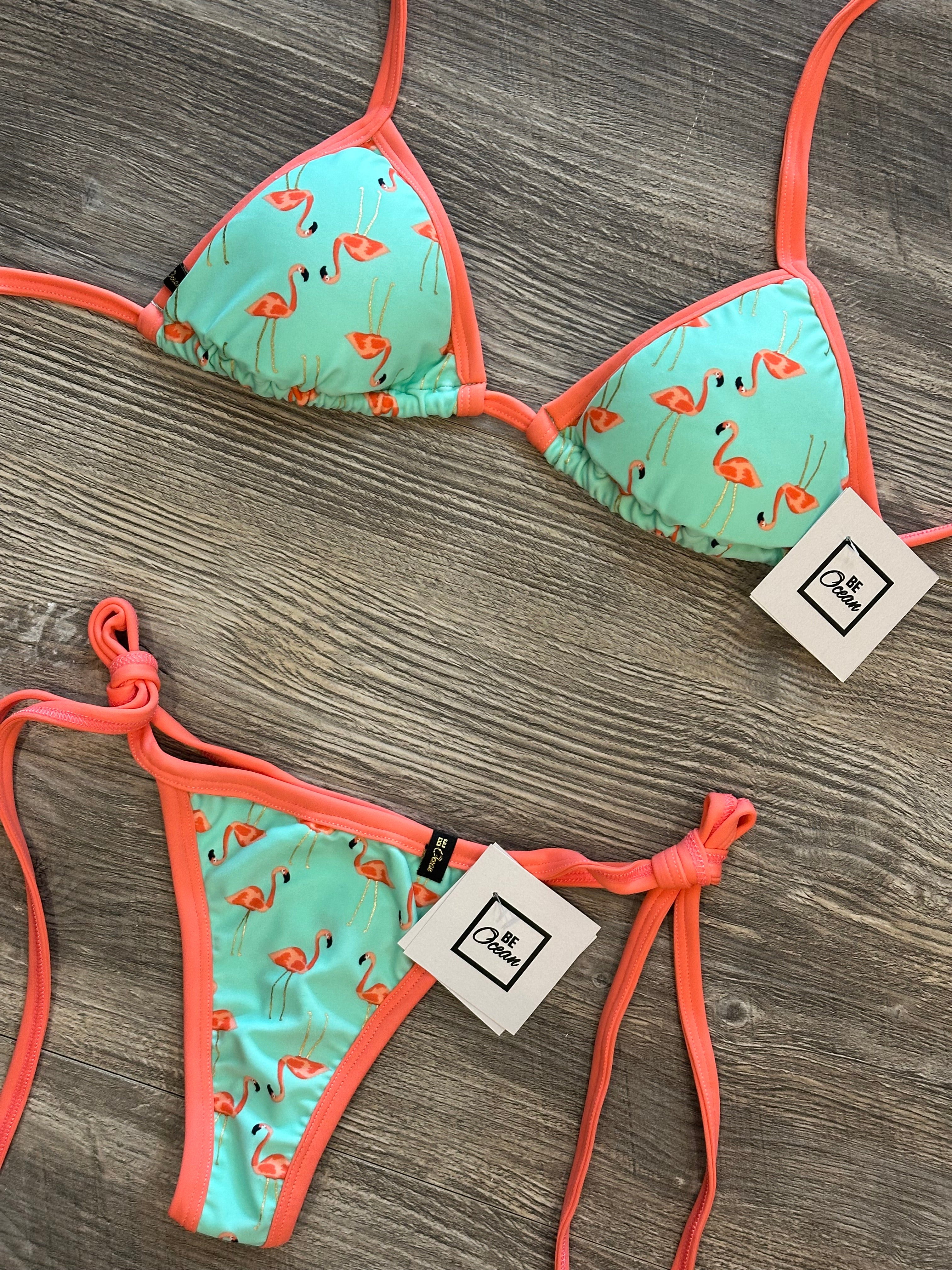 Bikini Set “Maca” Mini Flamingos