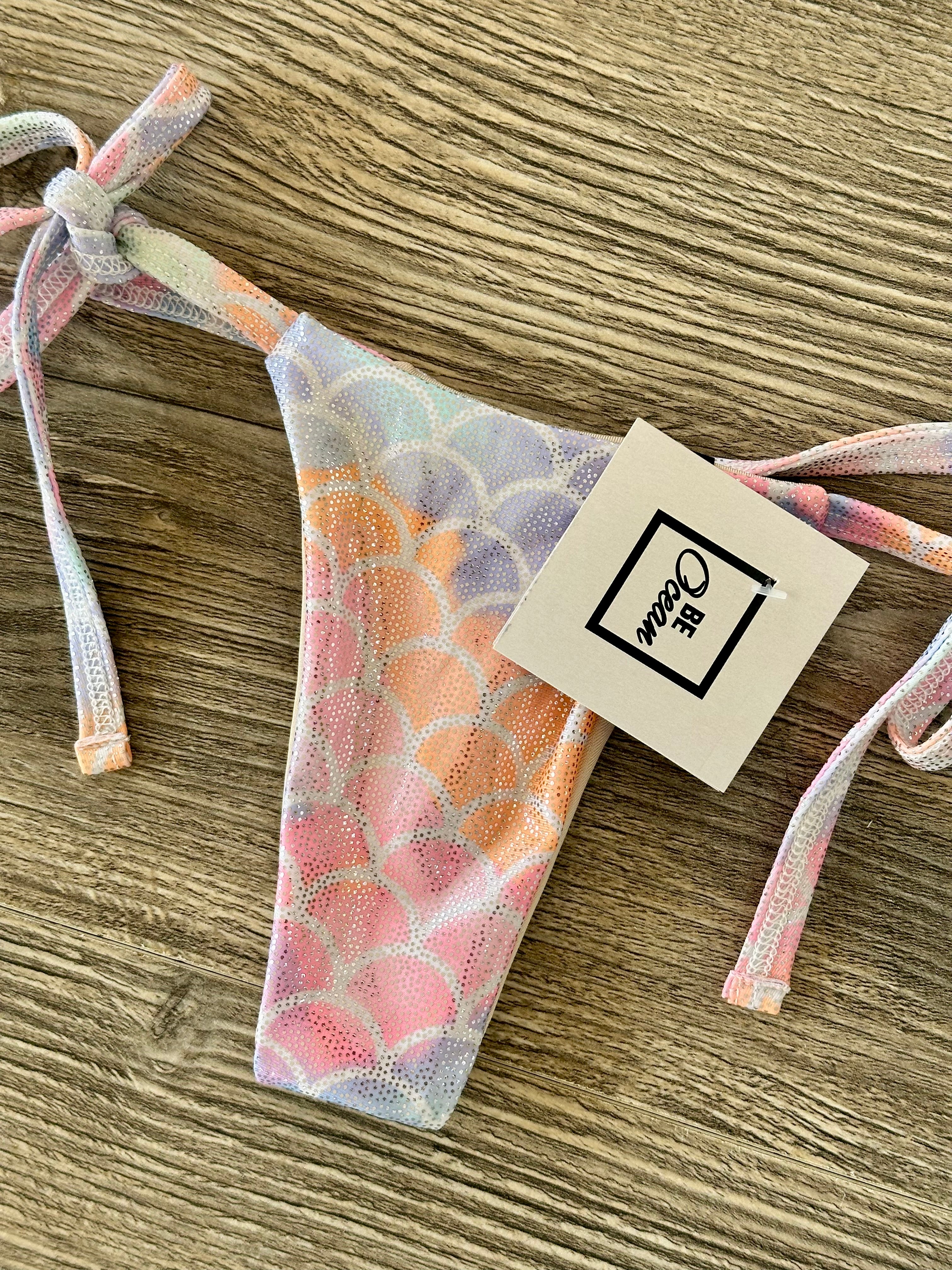 Microbikini Set Silver mermaid