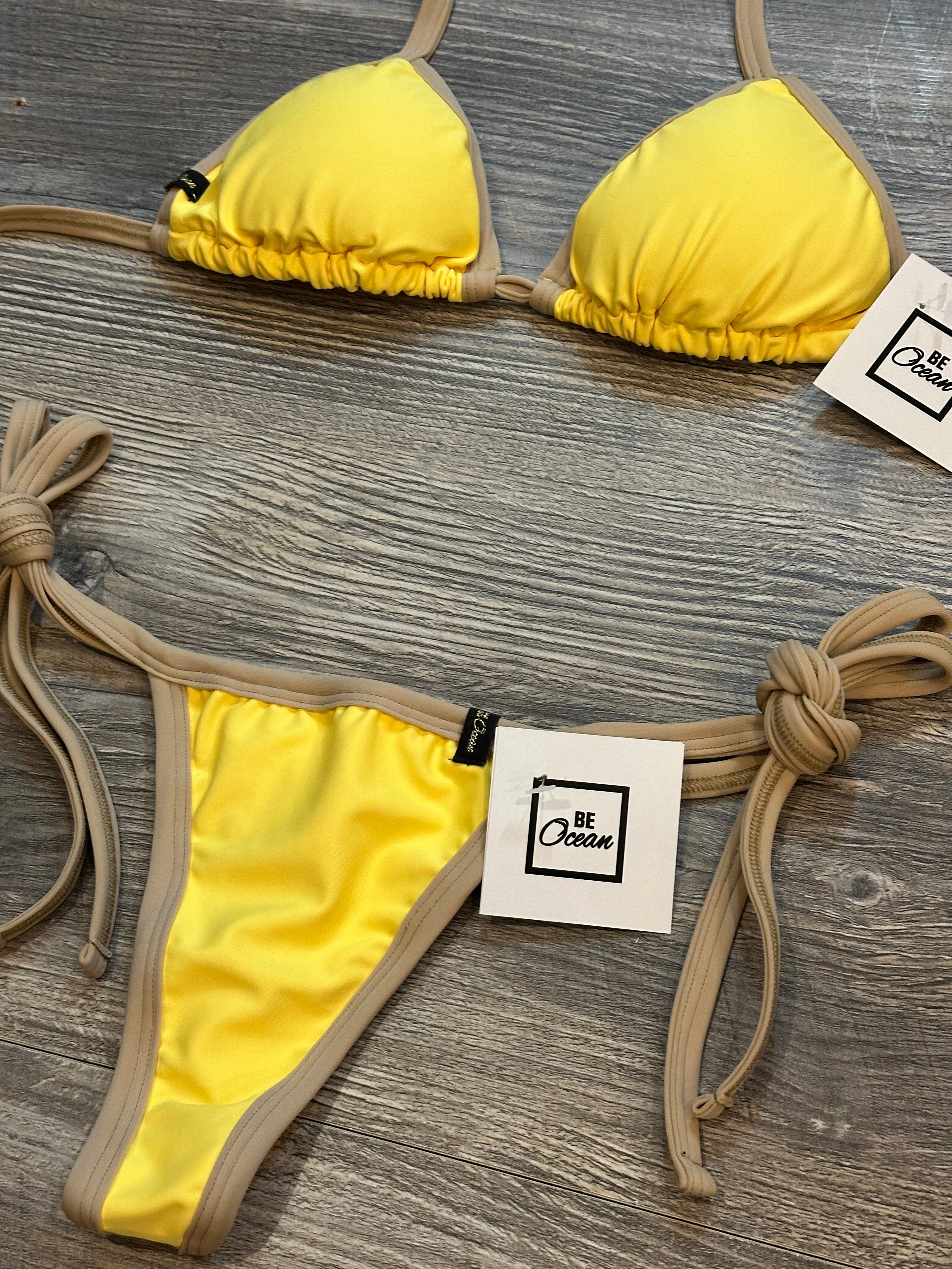 Bikini Set “Maca” Pastel de limon