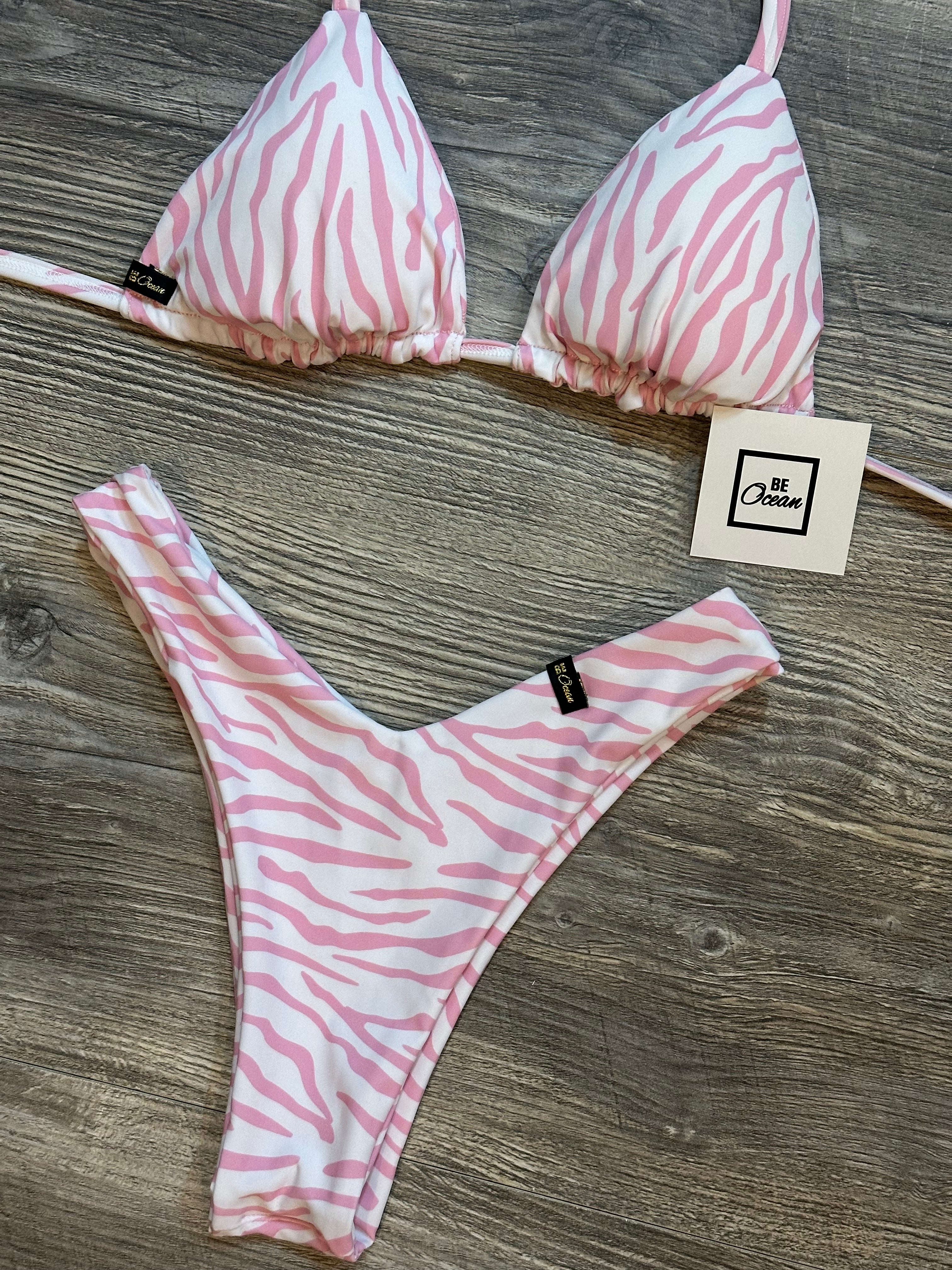 Bikini Set “Vania” pink zebra