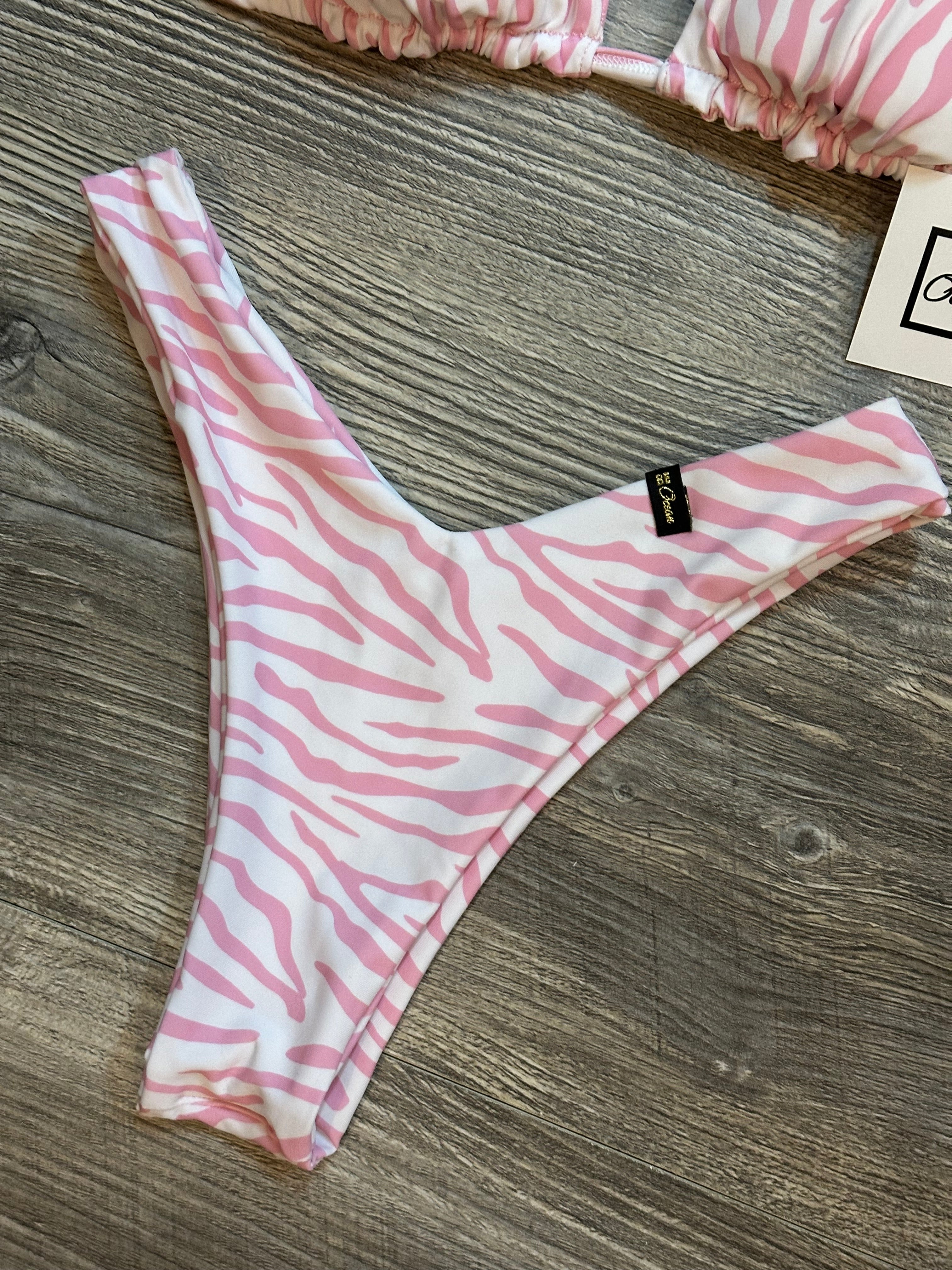 Bikini Set “Vania” pink zebra