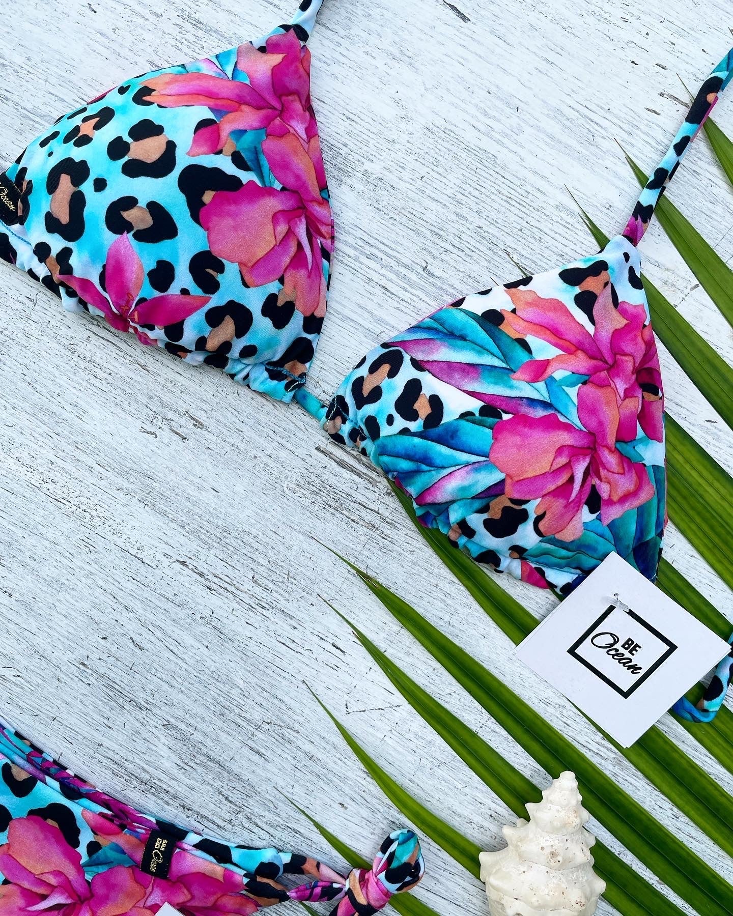 Bikini Set “Pamela” Blue Jaguar