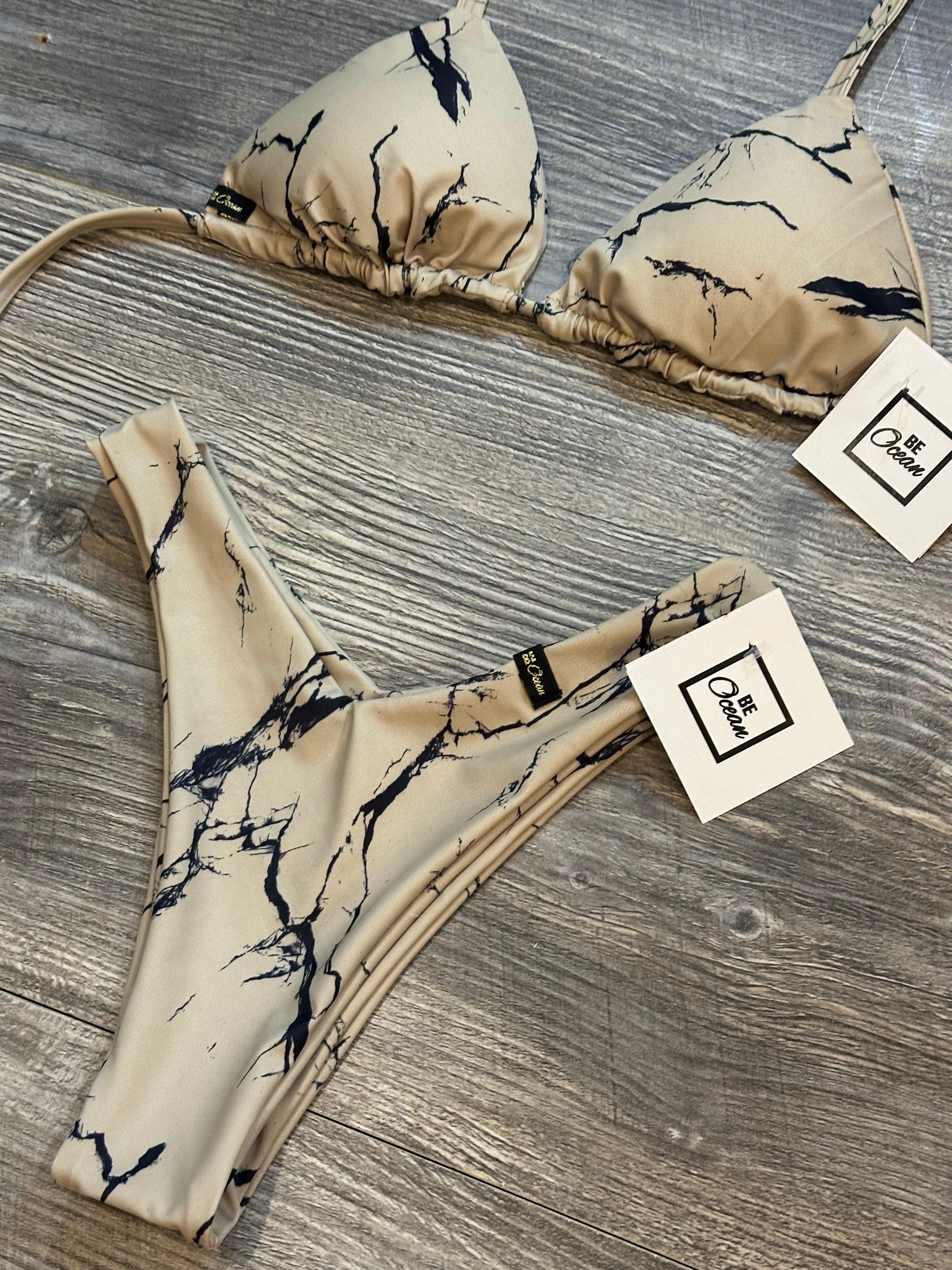 Bikini Set “Vania” Mármol beige