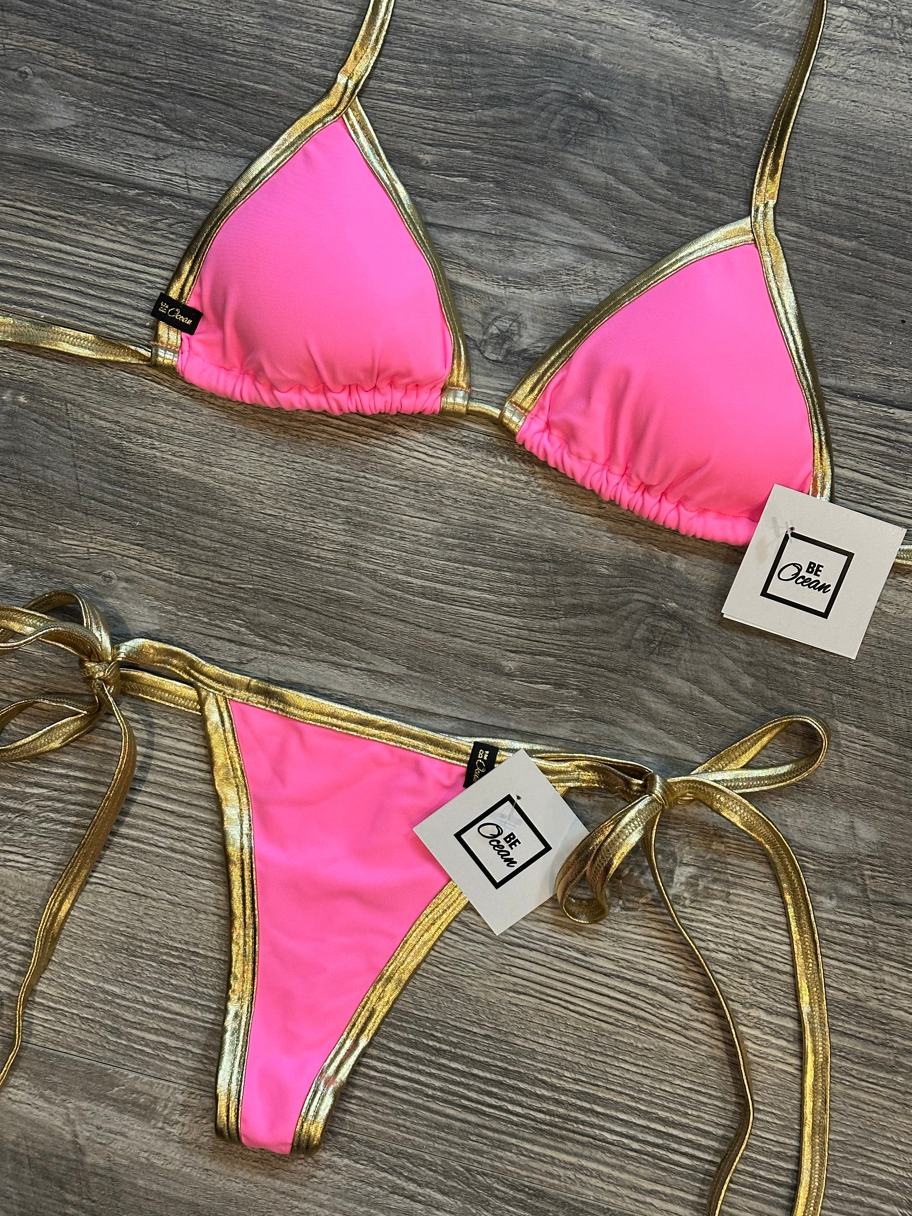 Bikini Set “Maca” Golden Rose