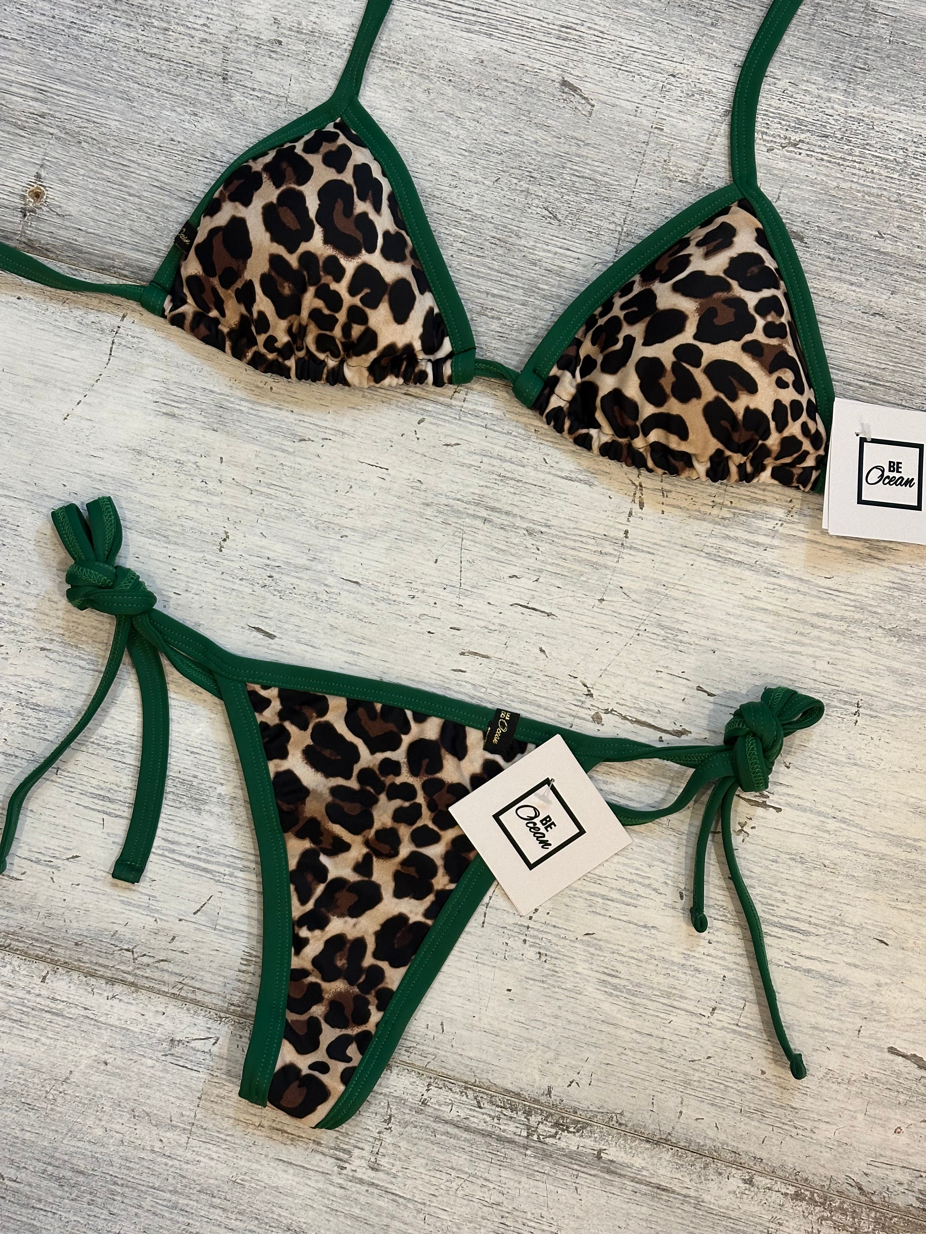 Bikini Set “Maca” Green Leo