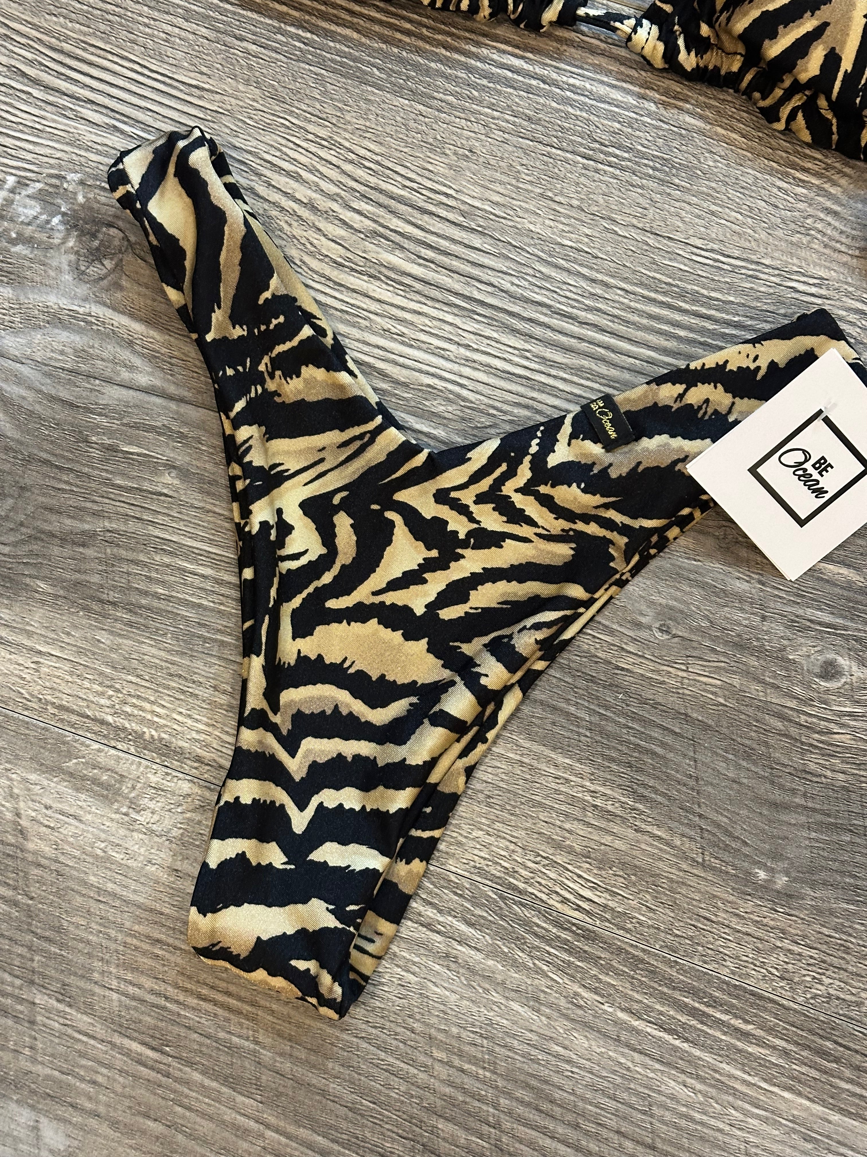 Bikini Set “Vania” Gold tiger
