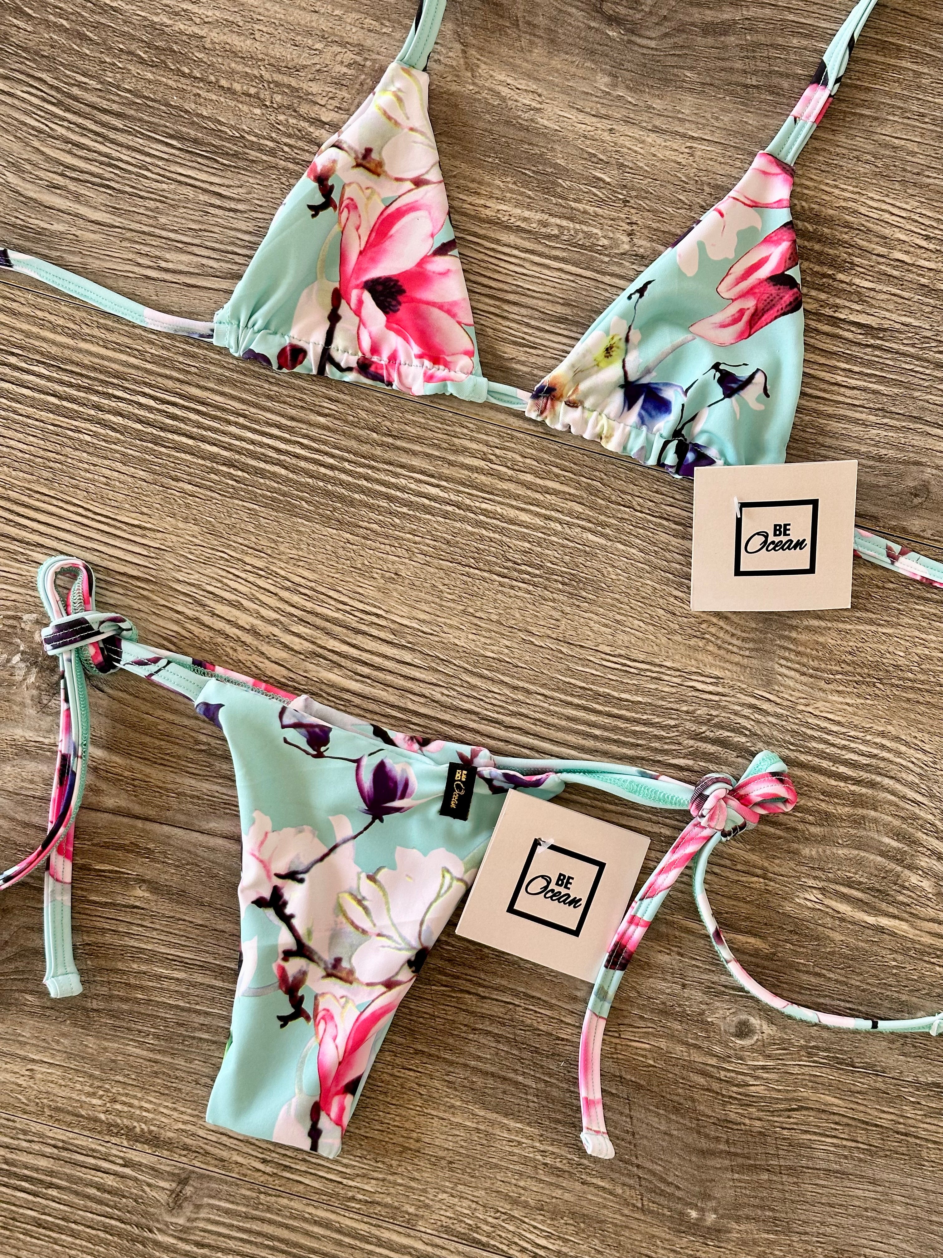Microbikini Set Aqua spring