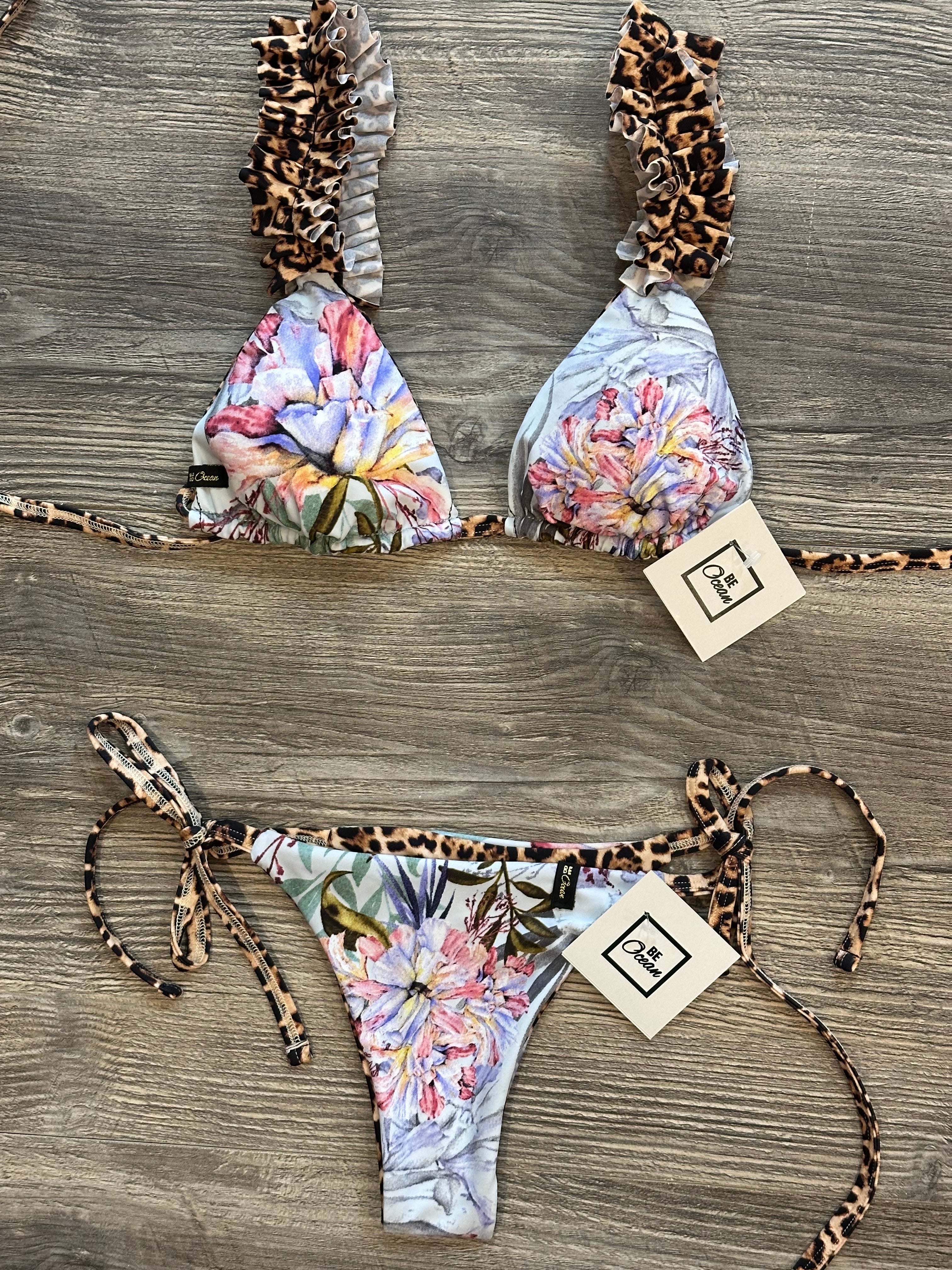 Bikini Set “Mariposa” Flowers