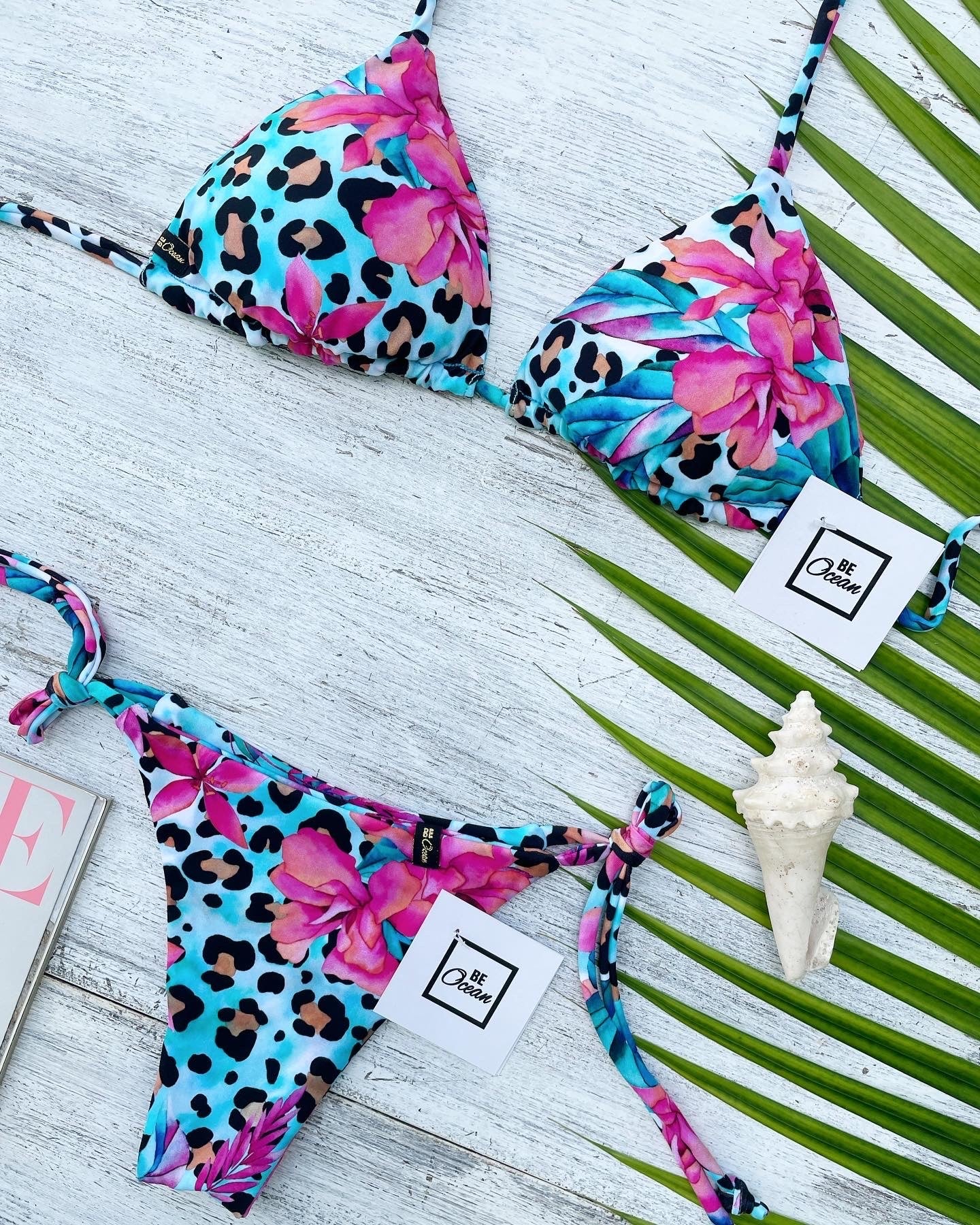 Bikini Set “Pamela” Blue Jaguar