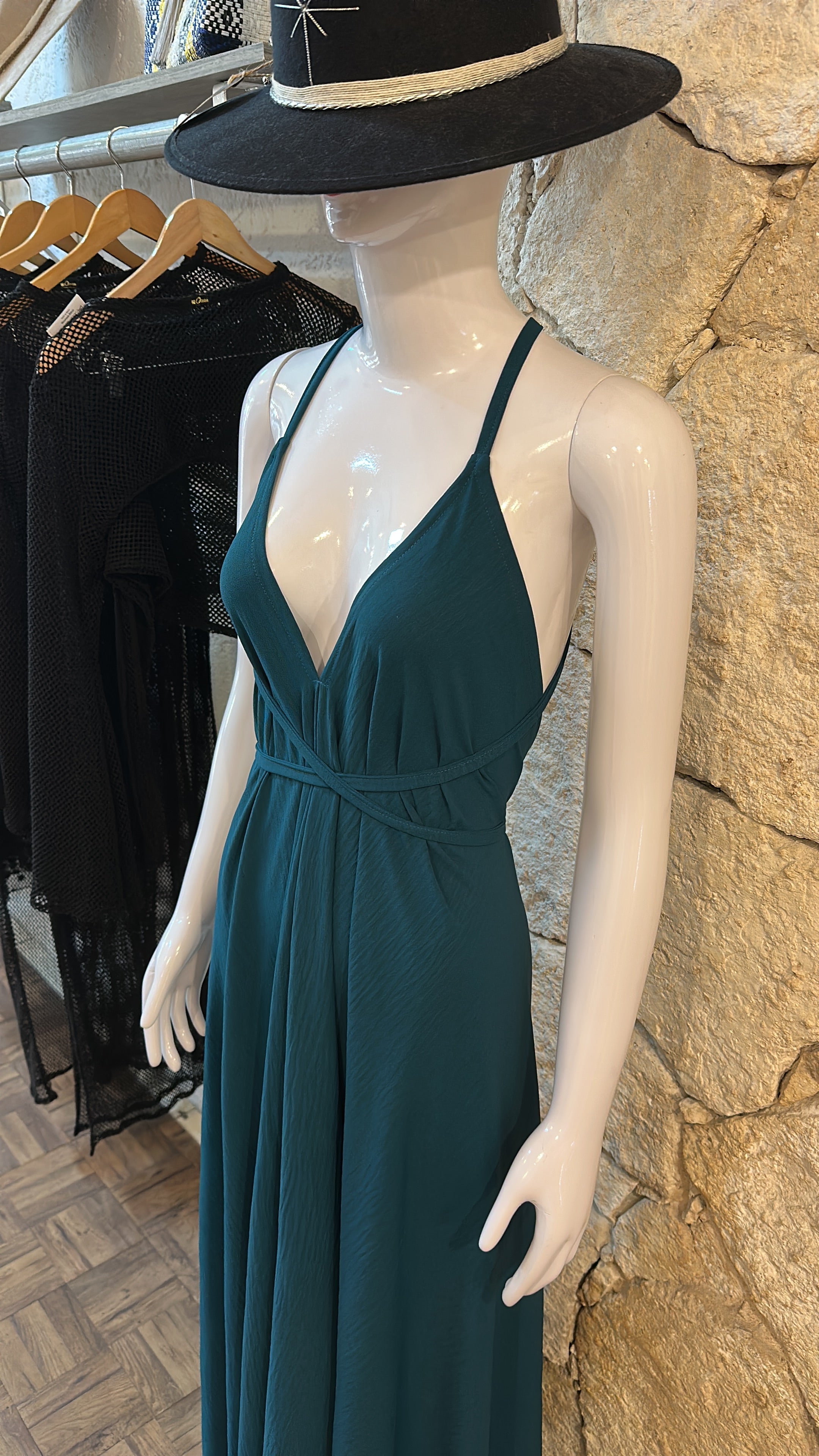 Vestido Sofía Petróleo