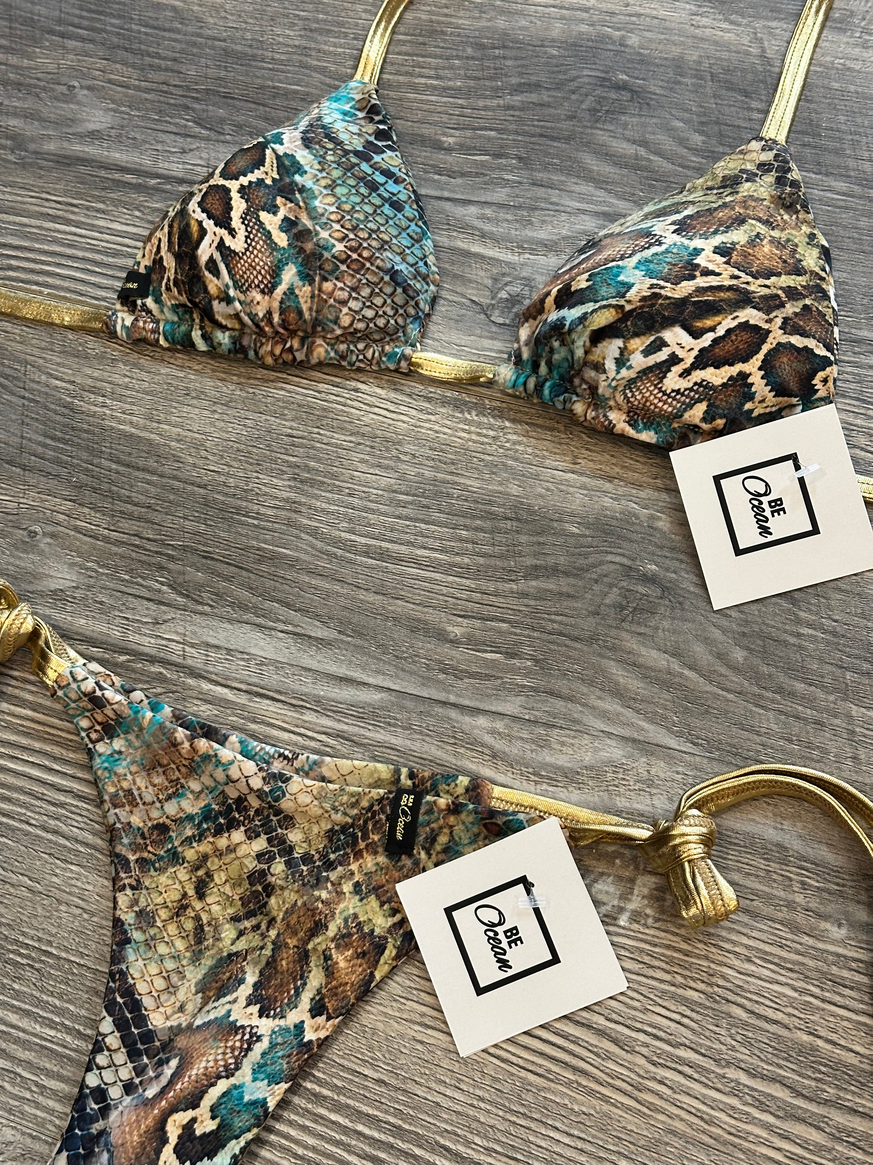 Bikini Set “Pamela” Shining snake