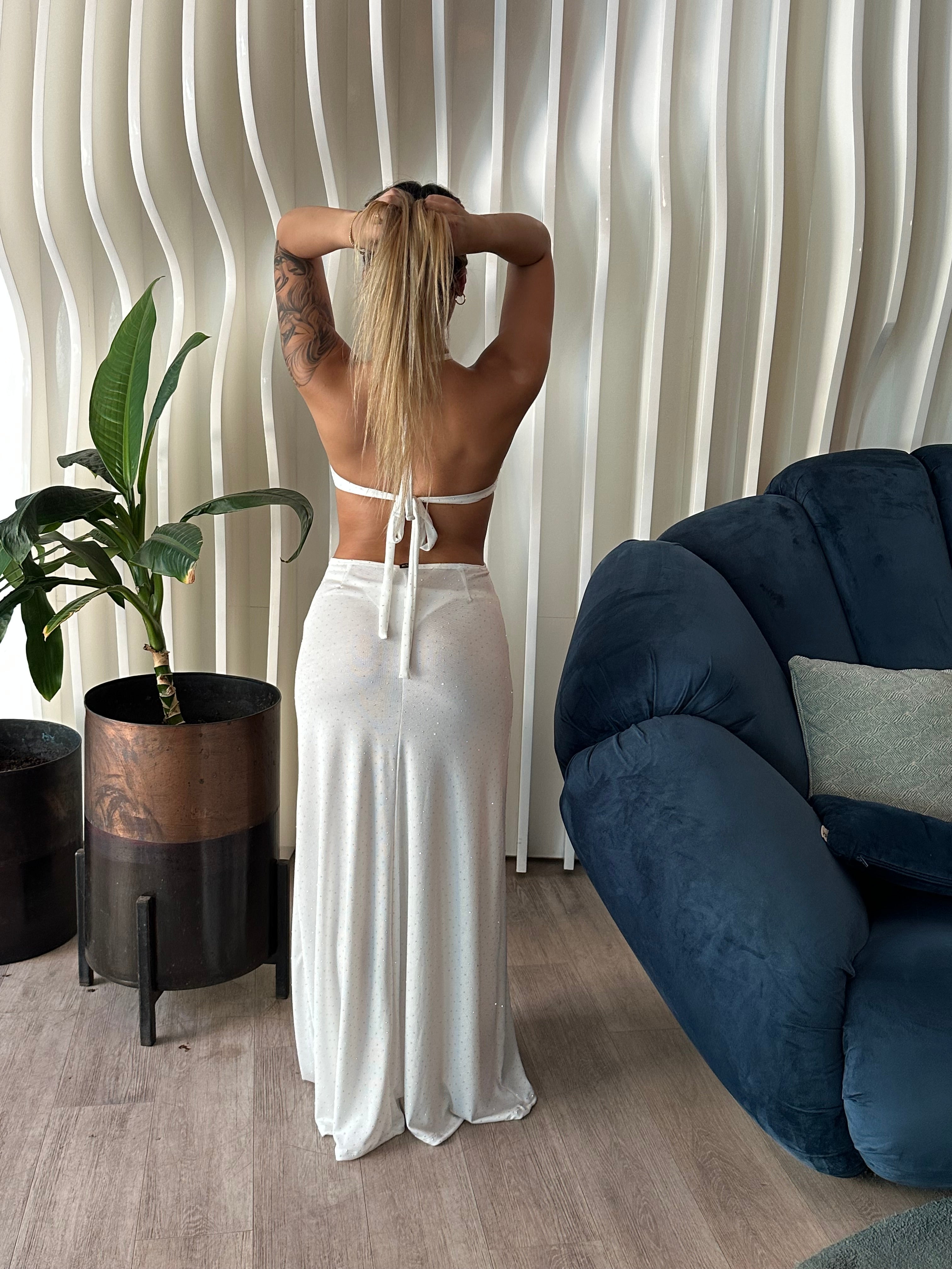 Vestido Lola Night blanco