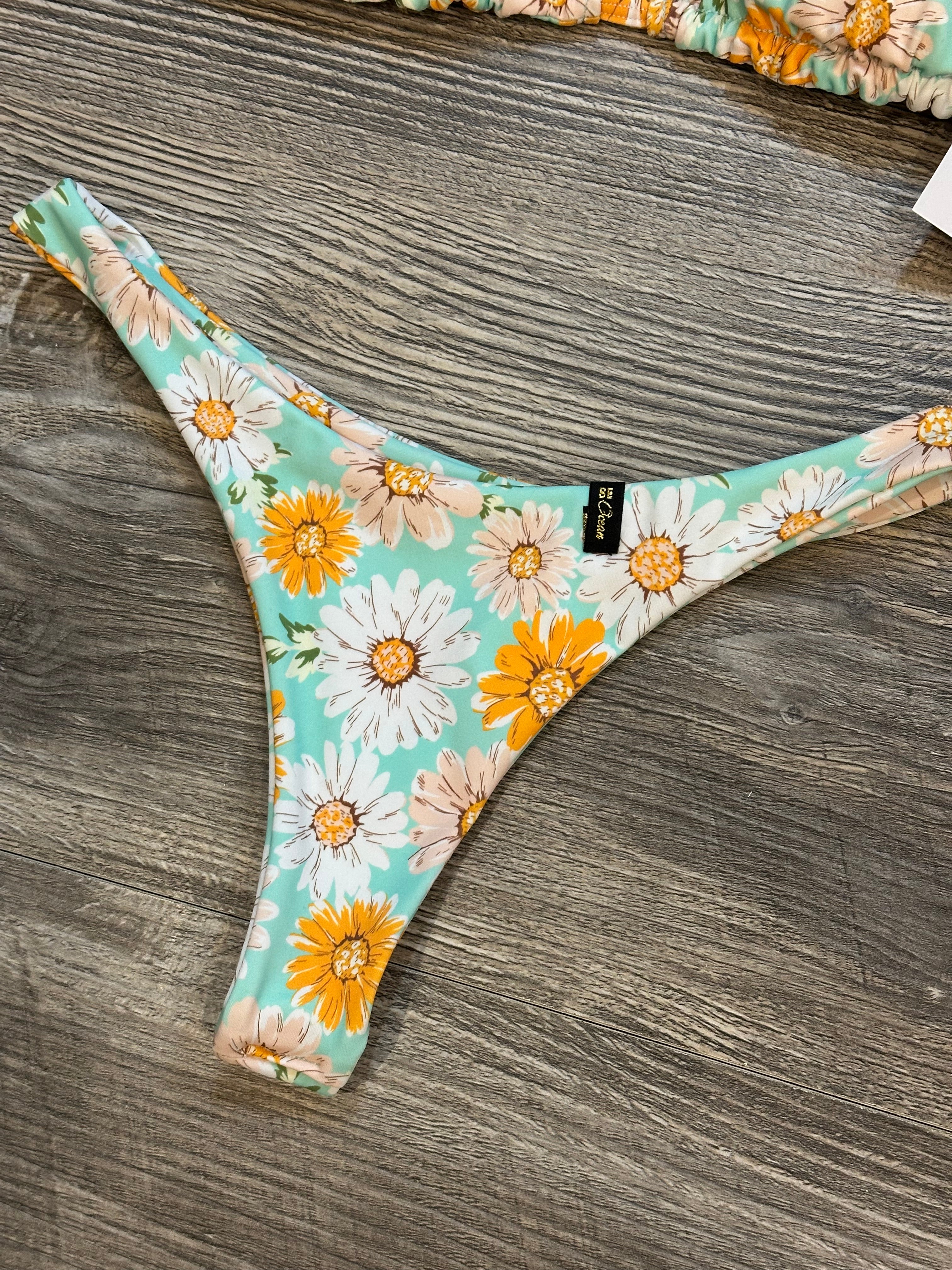 Bikini Set “Marcela” Aqua flower