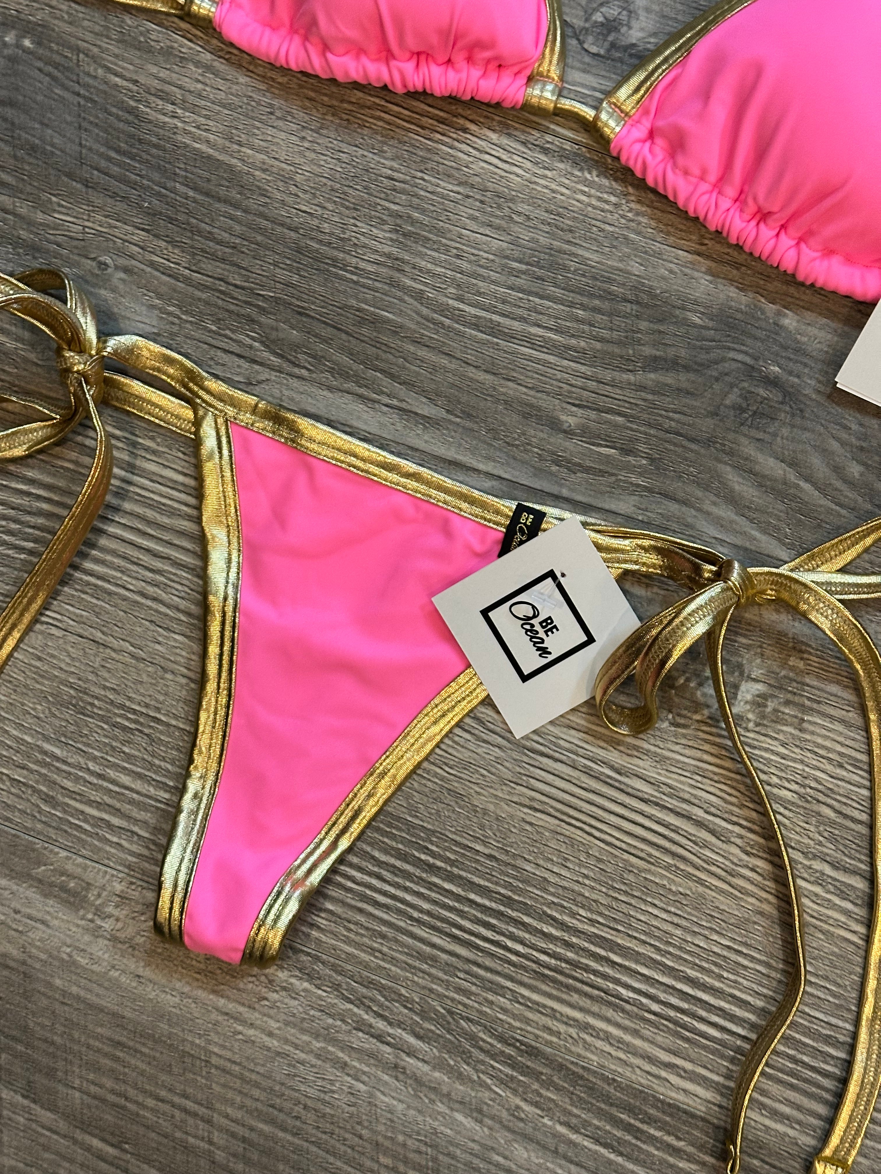 Bikini Set “Maca” Golden Rose