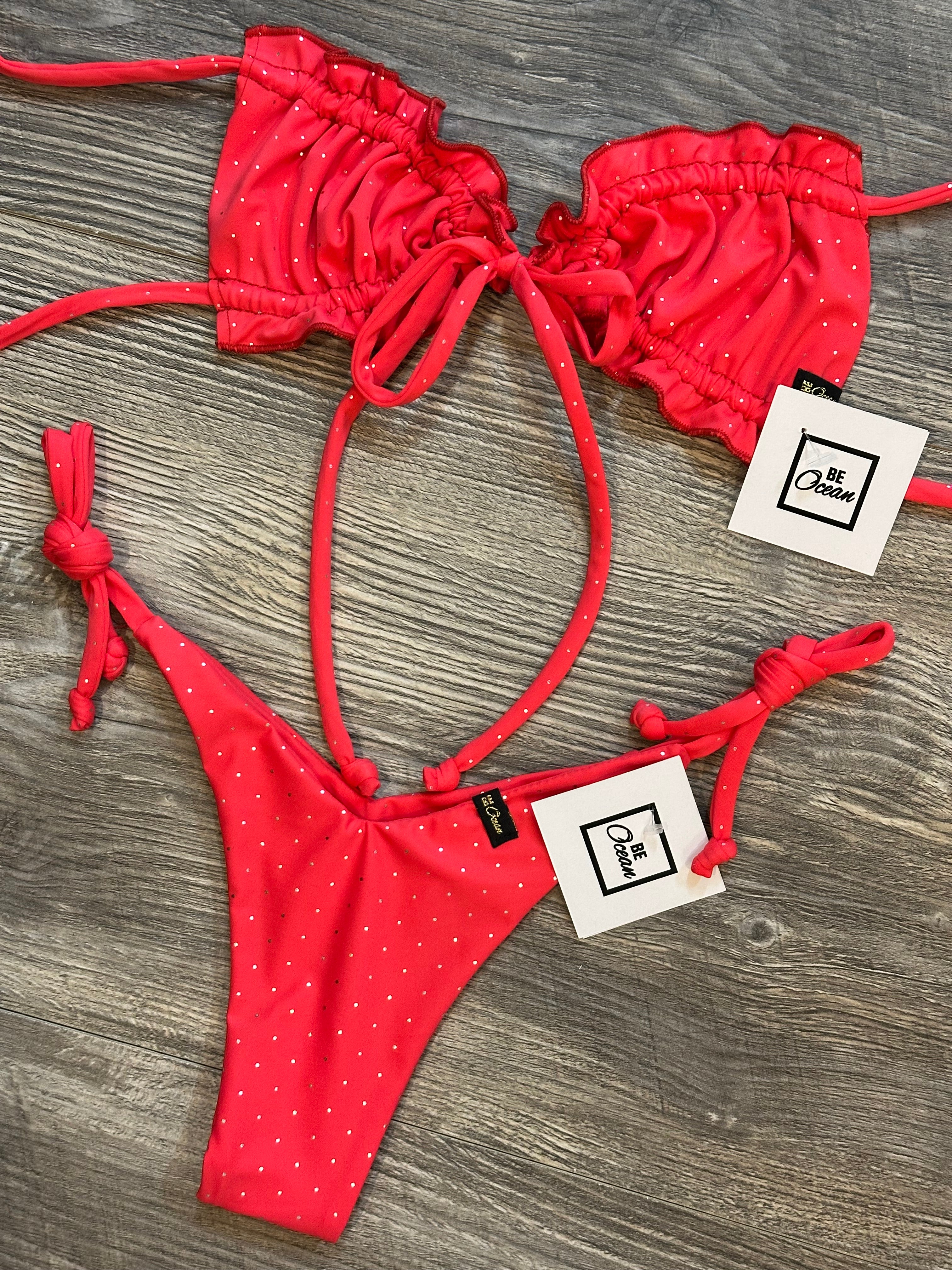 Bikini Set “Mariela” polka red