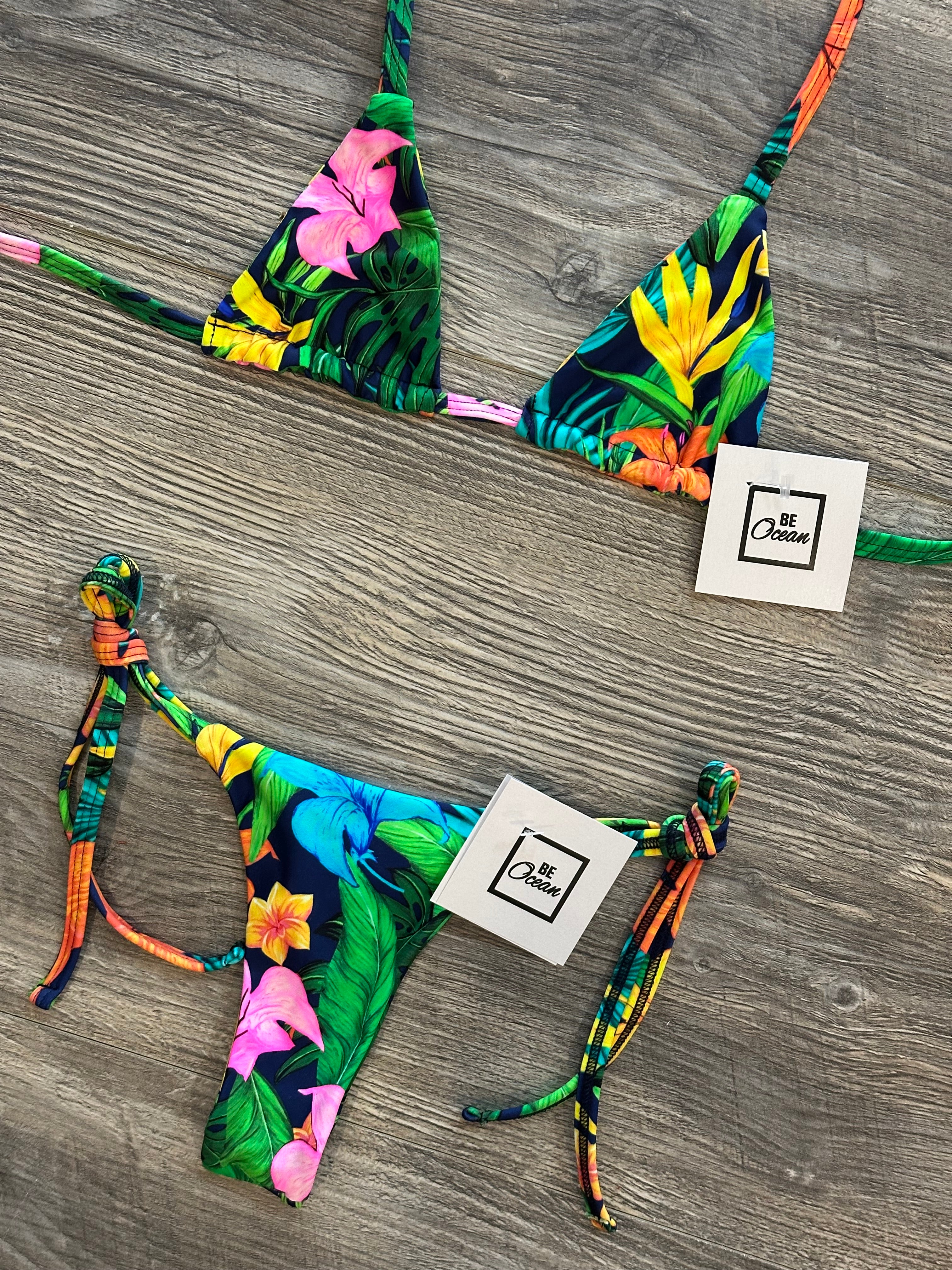 Microbikini Set tropical