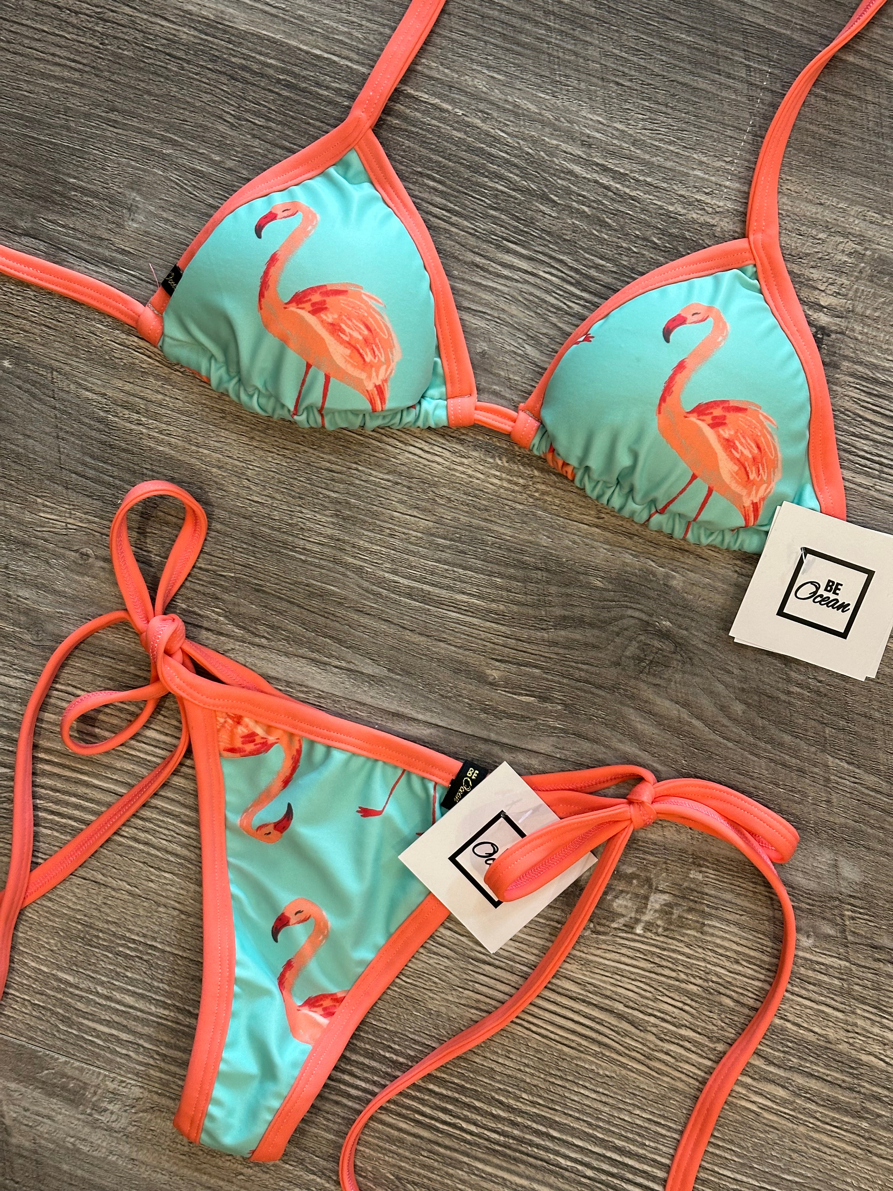 Bikini Set “Maca” BIG Flamingos