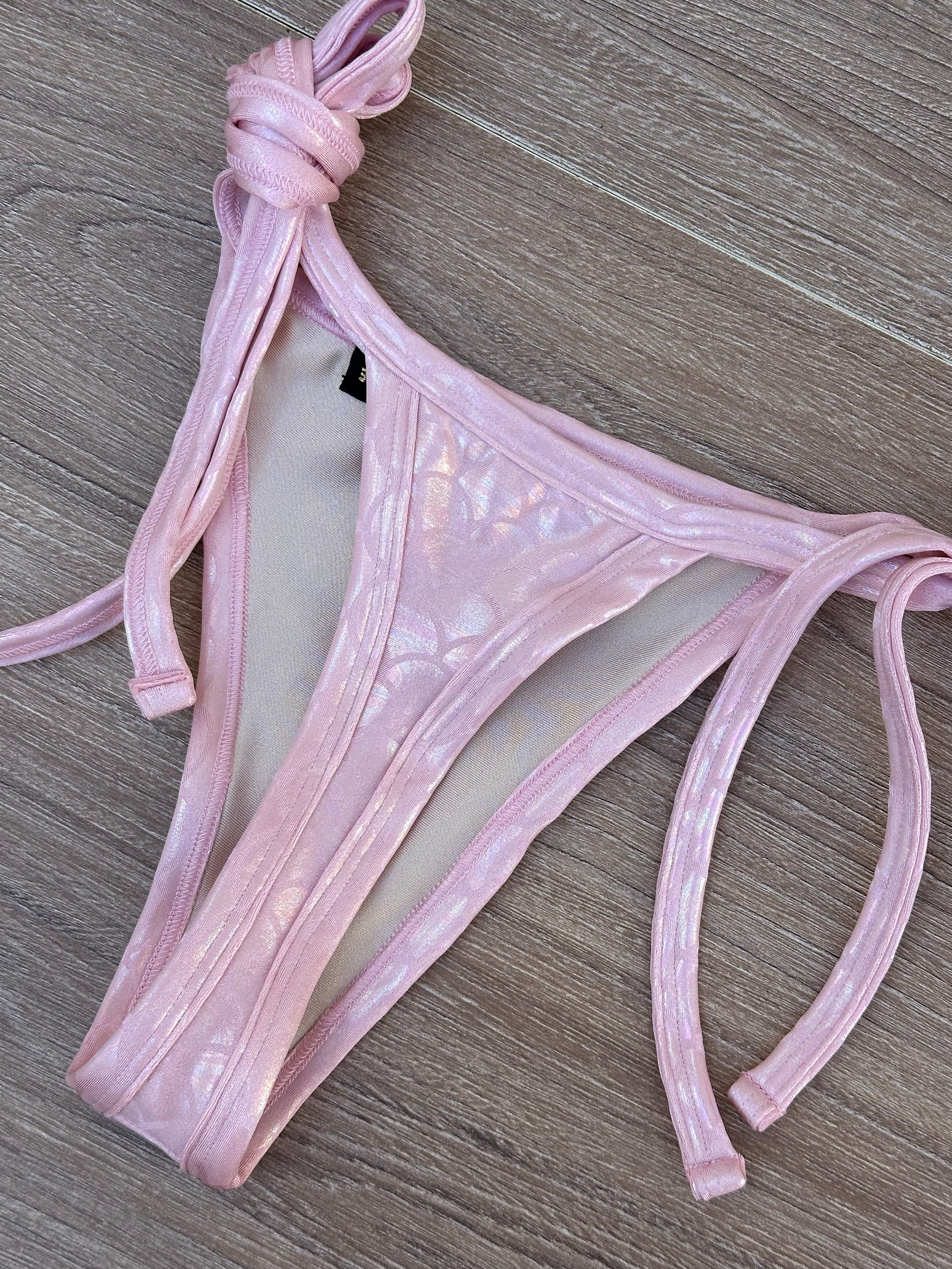 Bikini Set “Maca” cotton pink mermaid