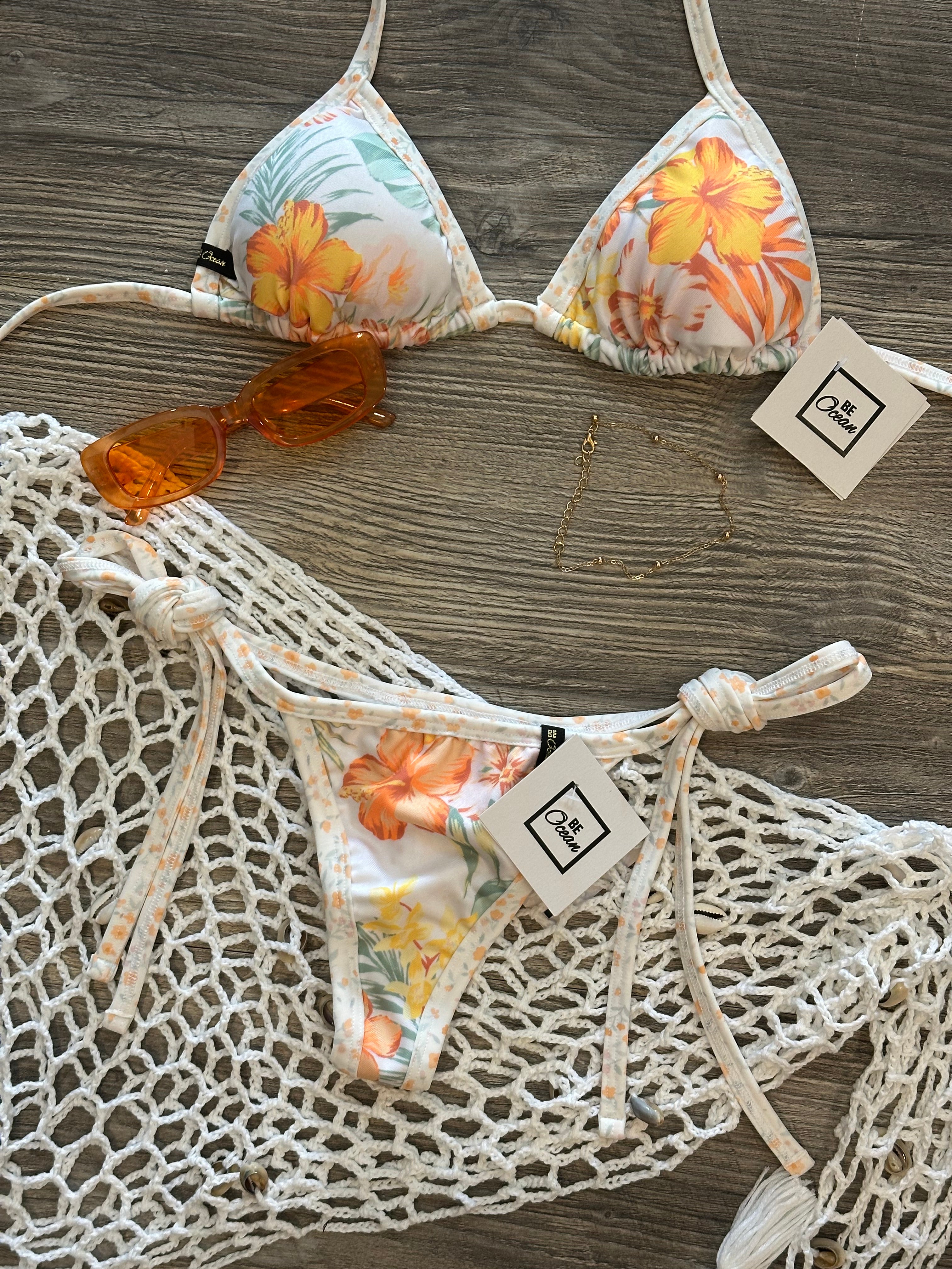 Bikini Set “Maca” White romance