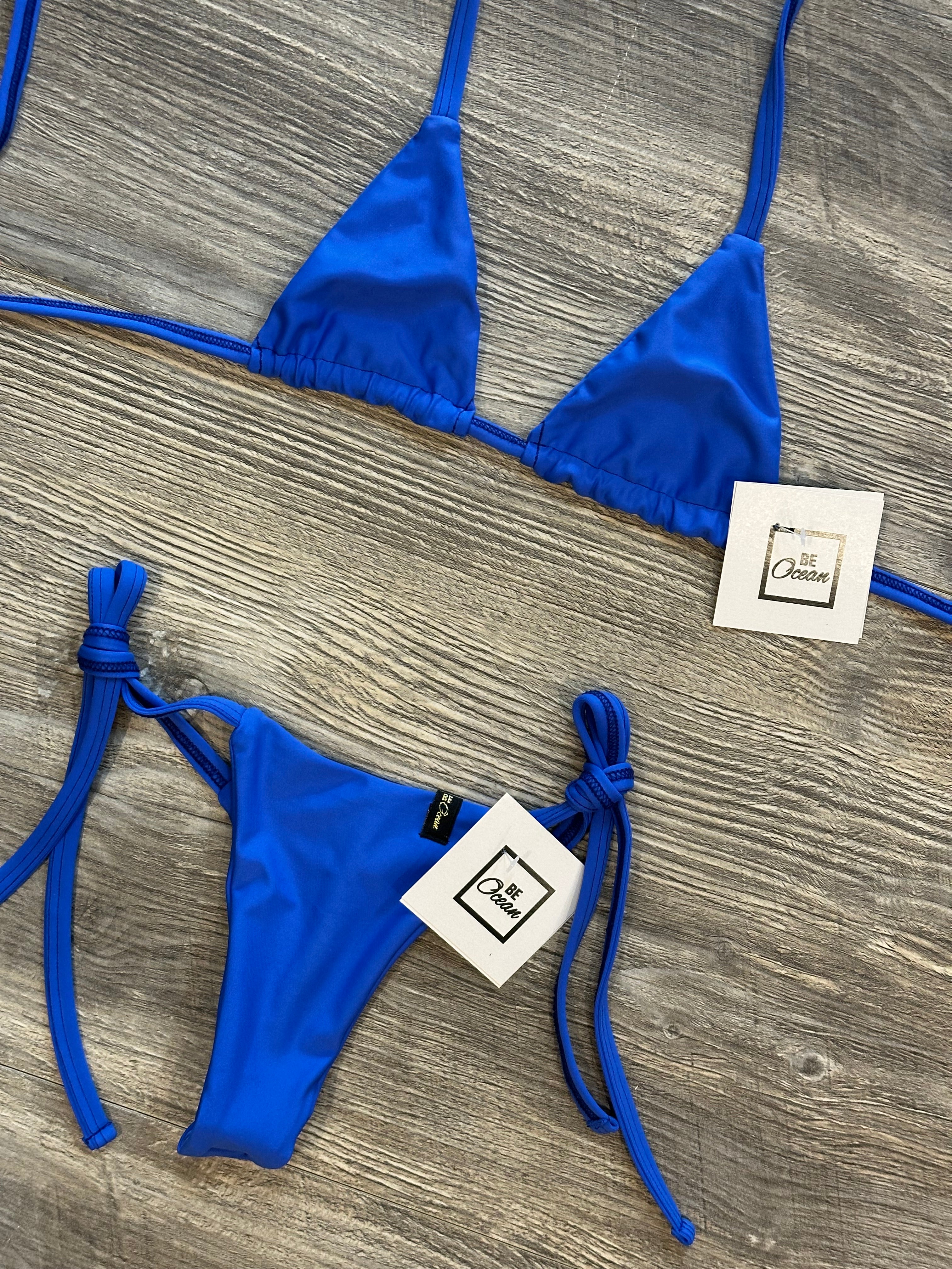 Electric Blue Micro Bikini Set