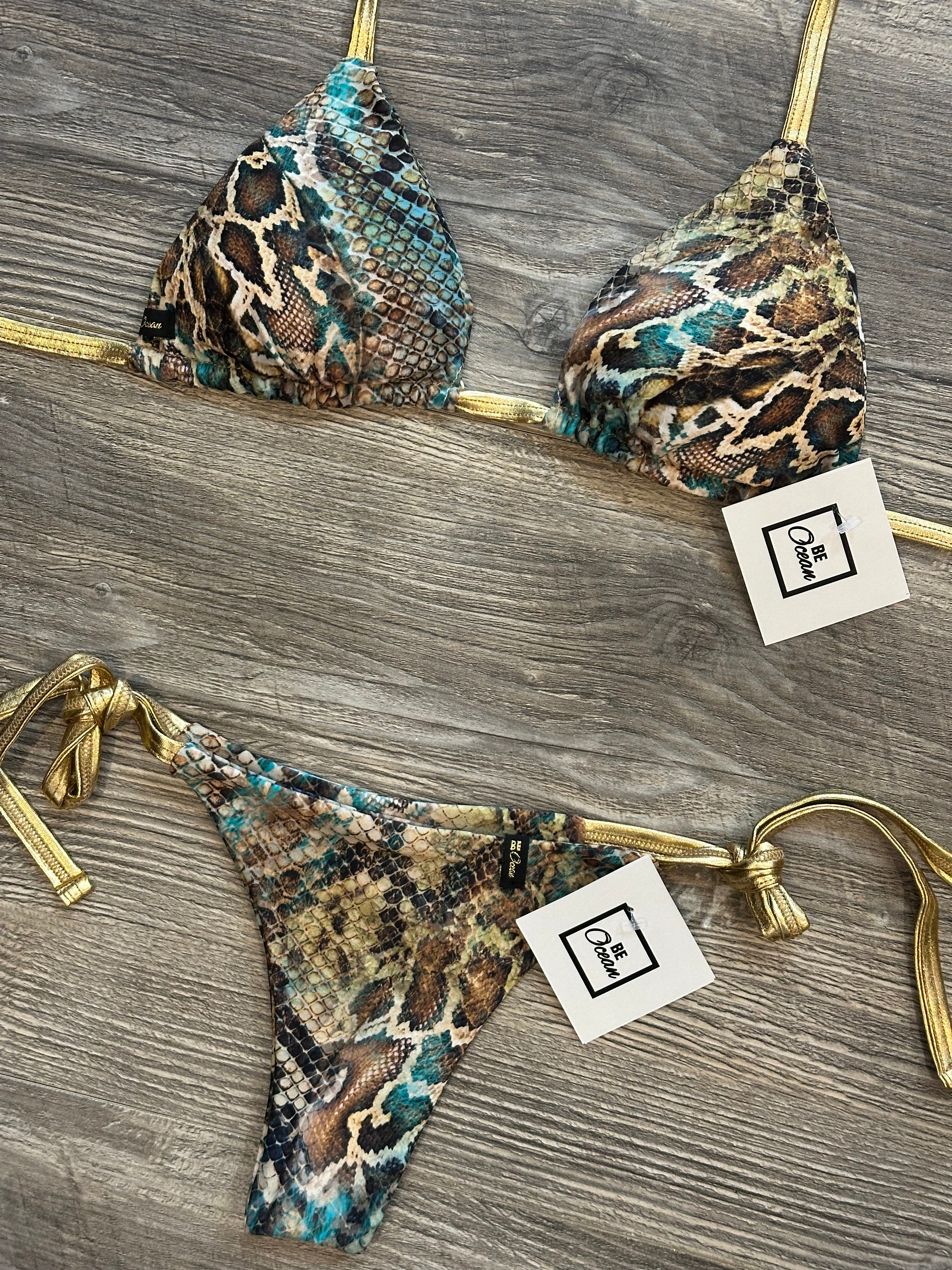 Bikini Set “Pamela” Shining snake