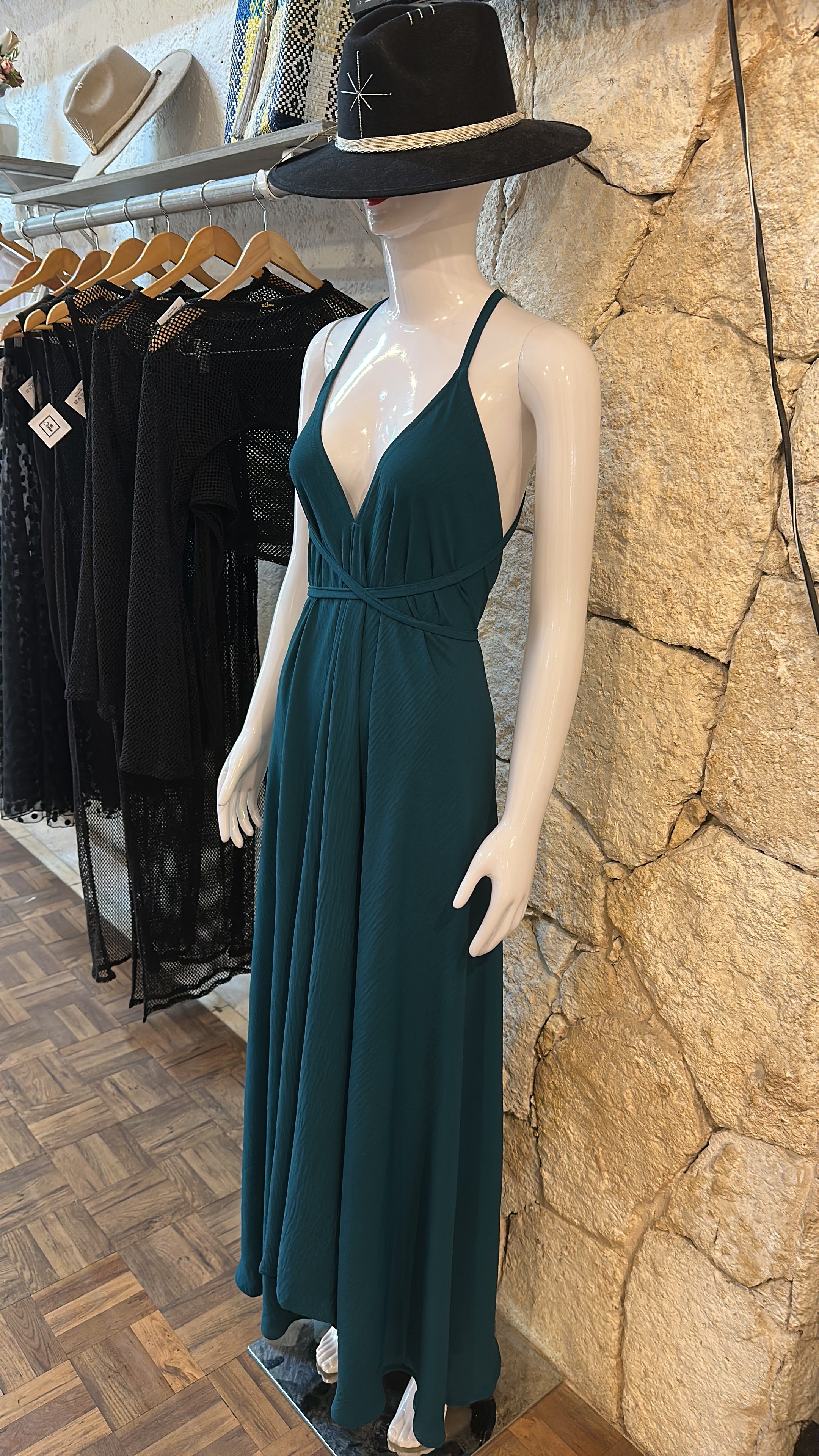 Vestido Sofía Petróleo