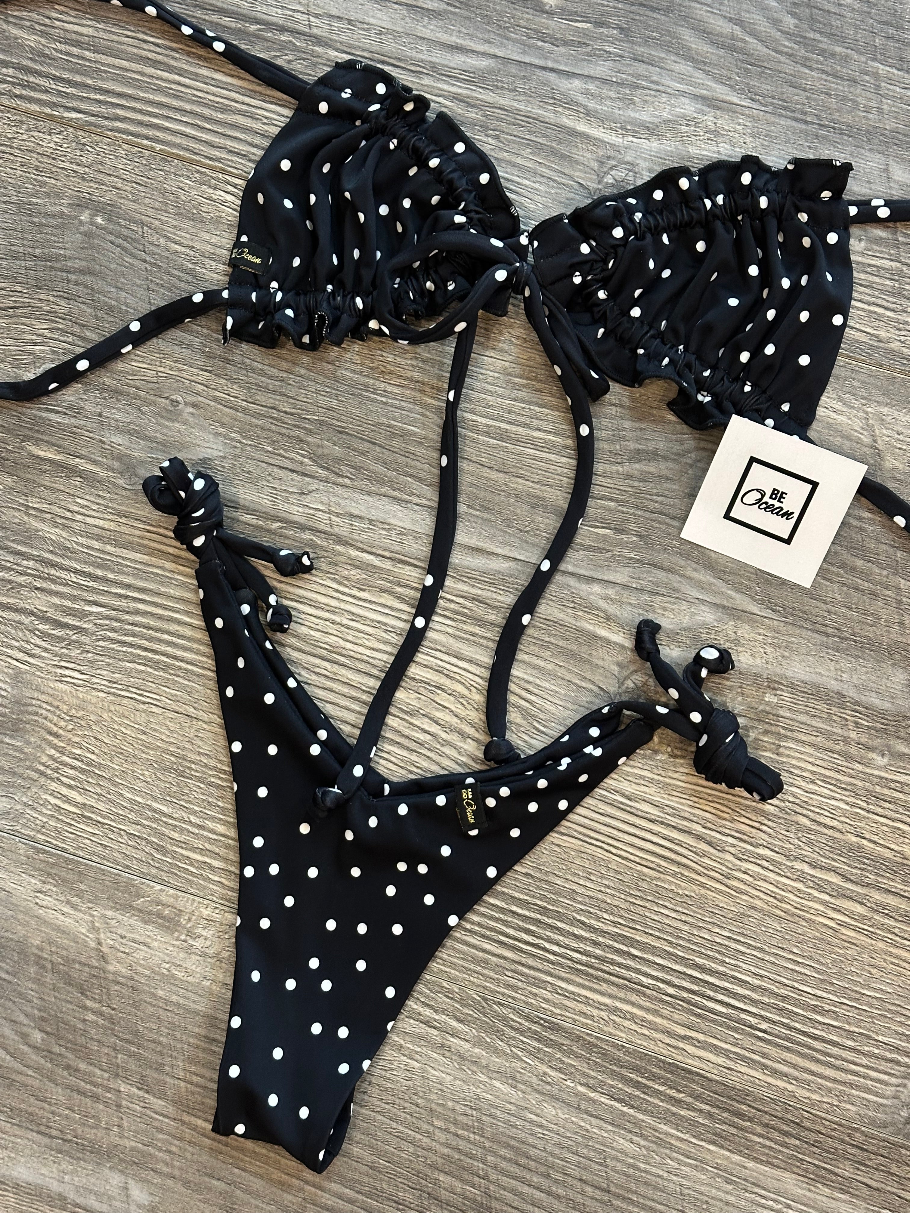 Bikini Set “Mariela” polka black