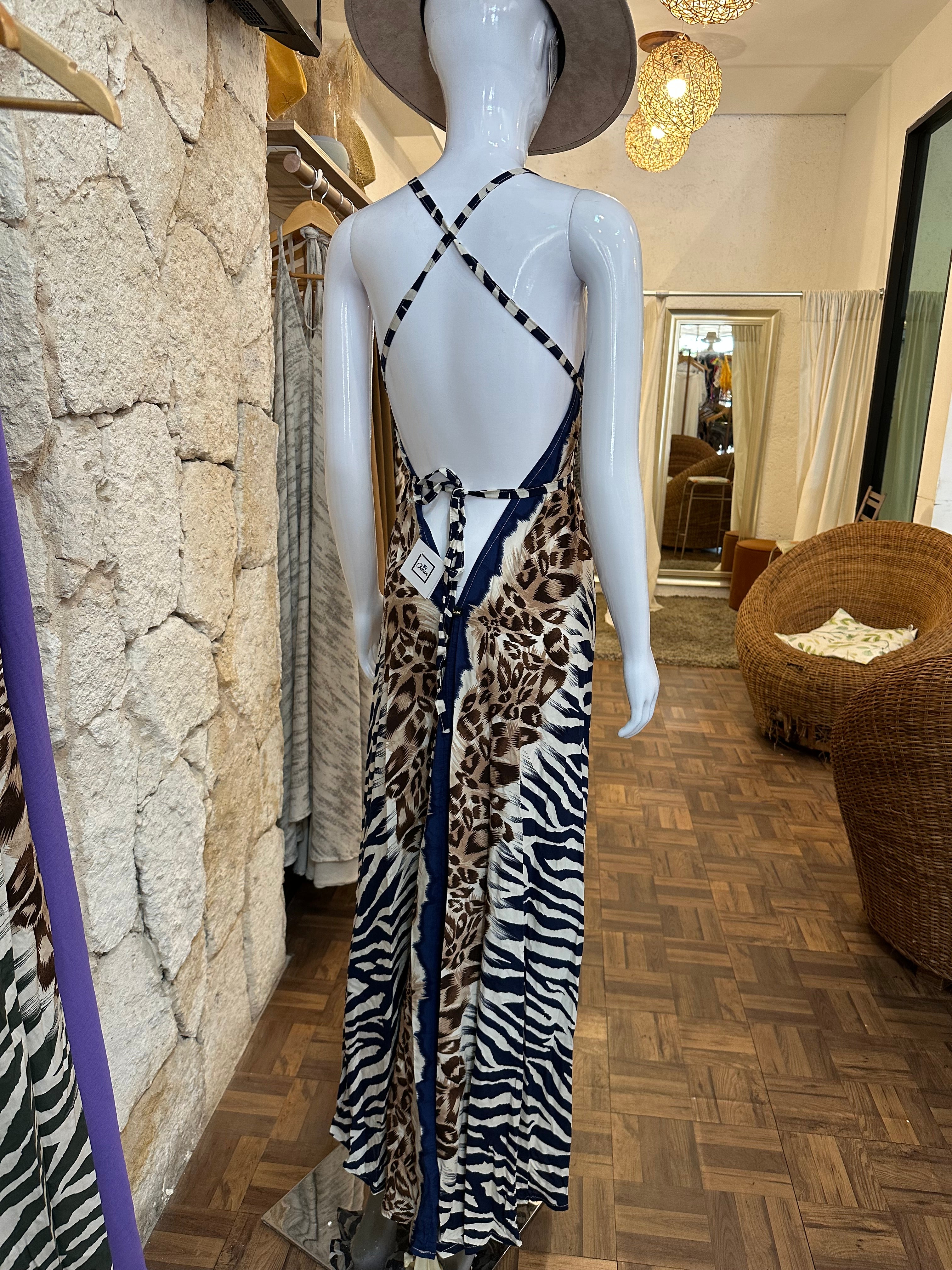 Vestido Sofía African zebra