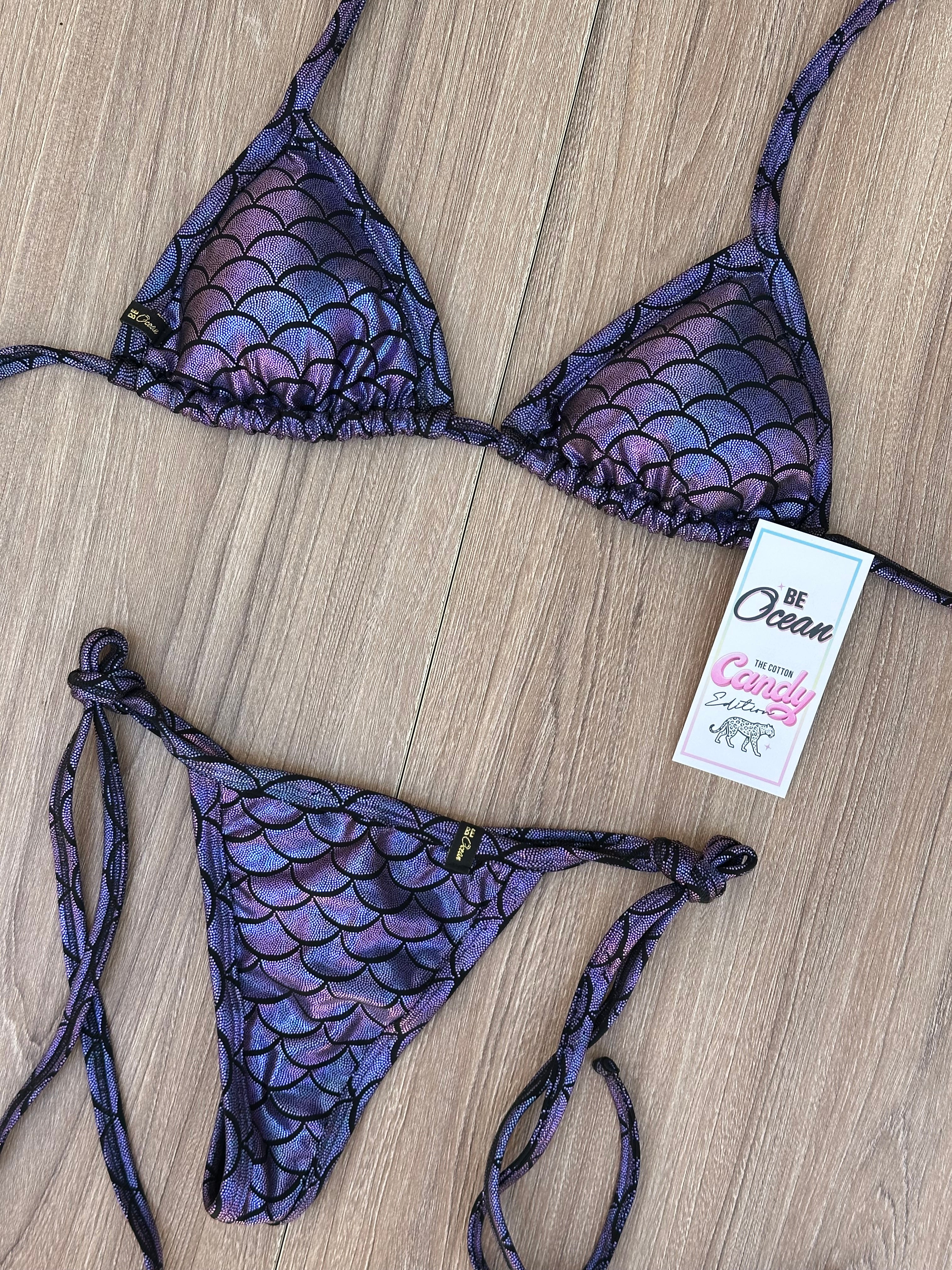 Bikini Set “Maca” violet mermaid
