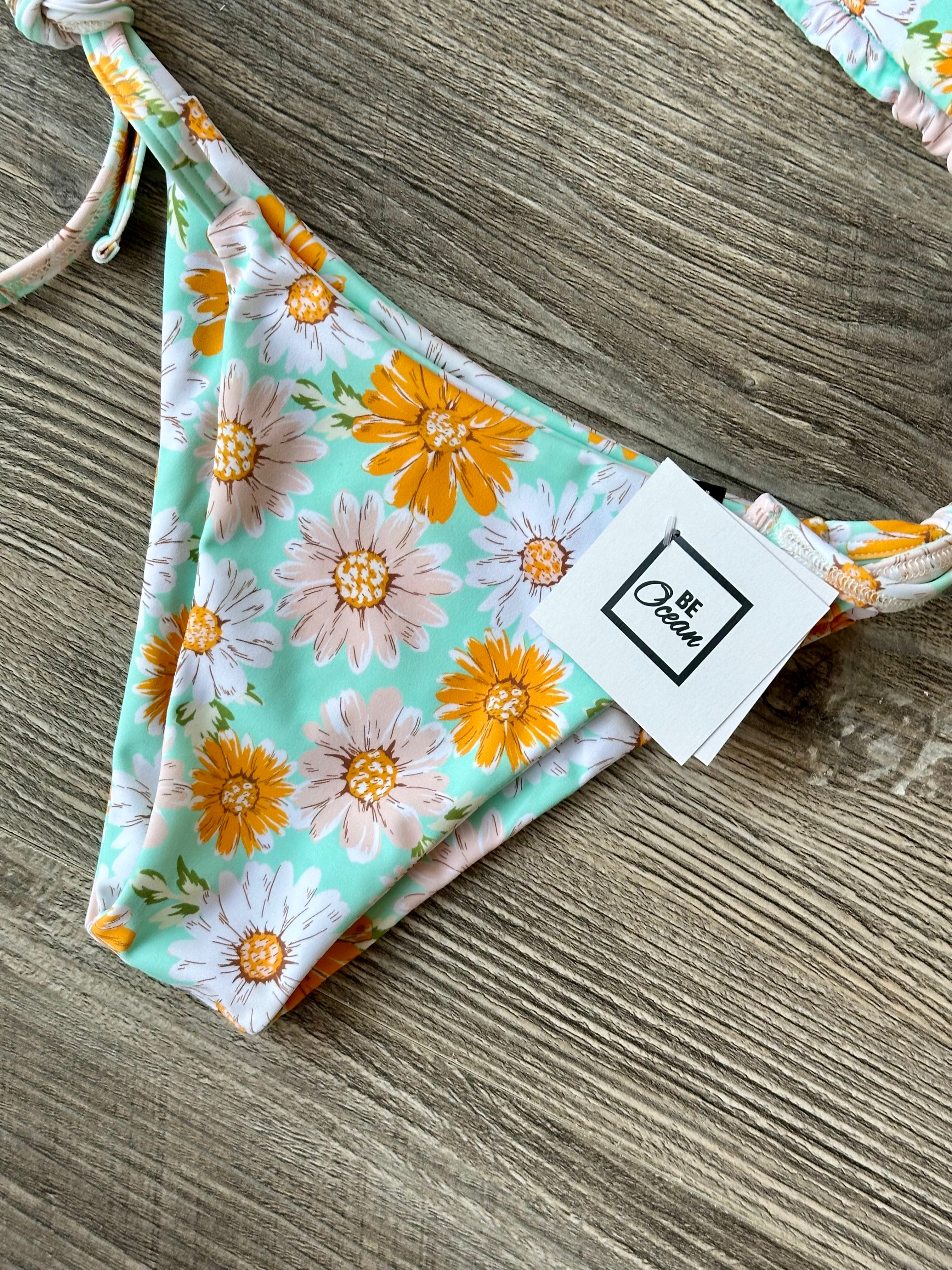 Bikini Set “Pamela” Aqua flower