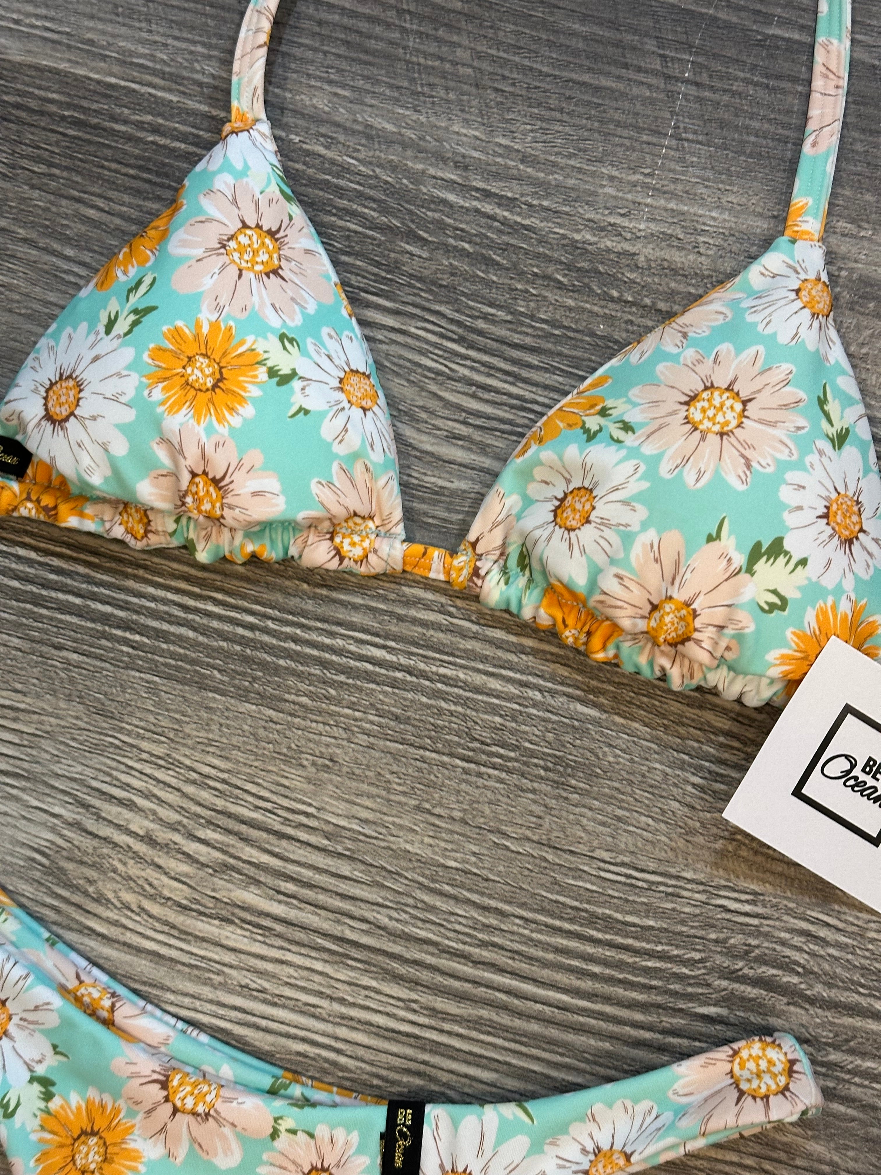 Bikini Set “Marcela” Aqua flower