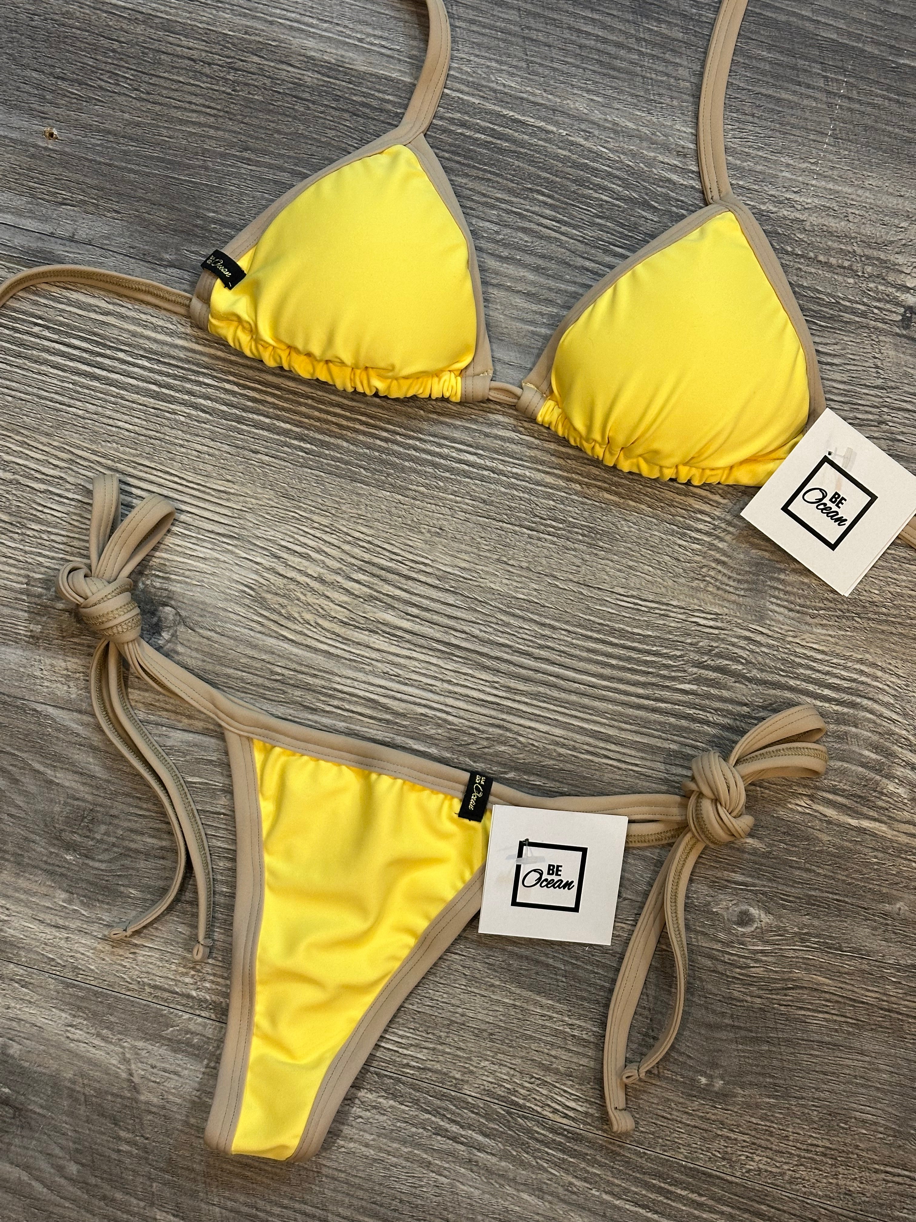 Bikini Set “Maca” Pastel de limon
