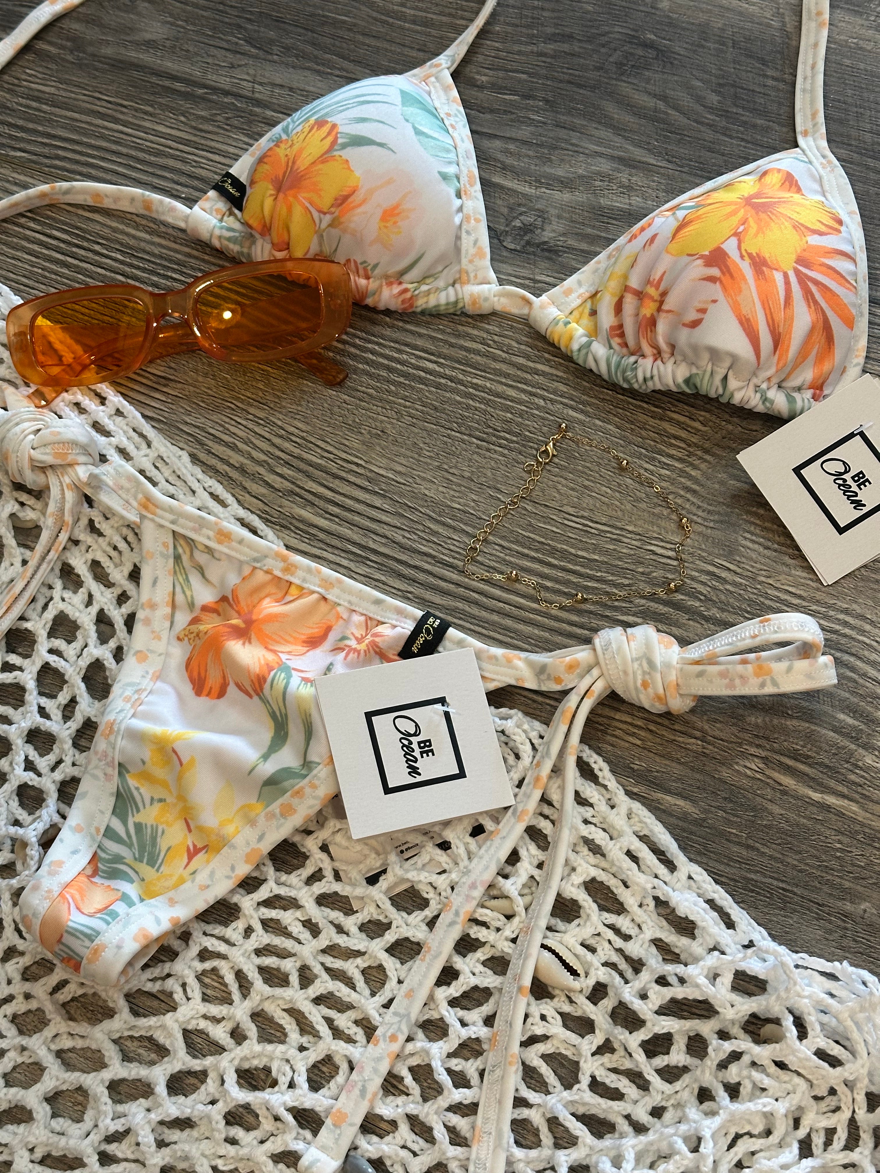 Bikini Set “Maca” White romance