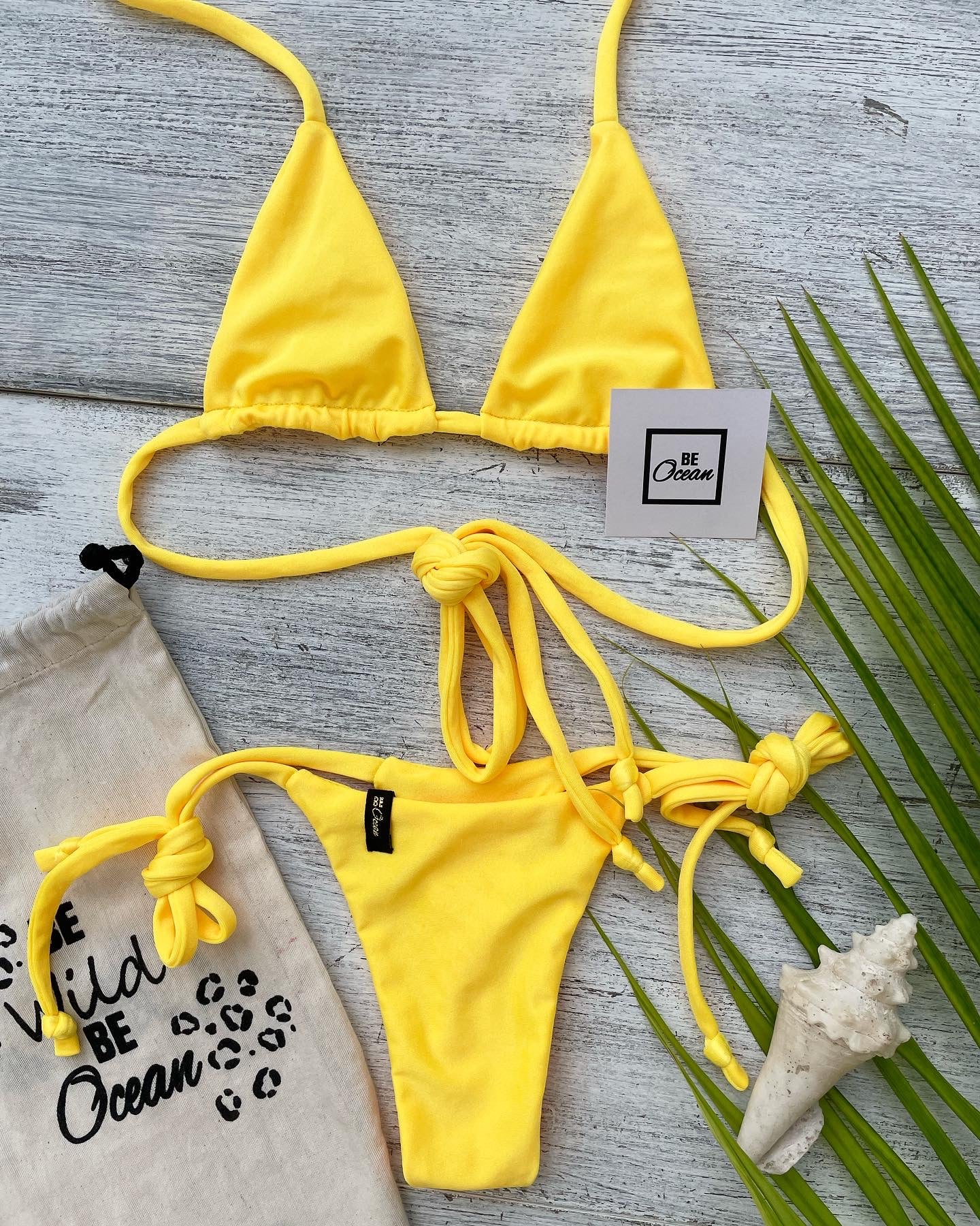 Microbikini Set amarillo