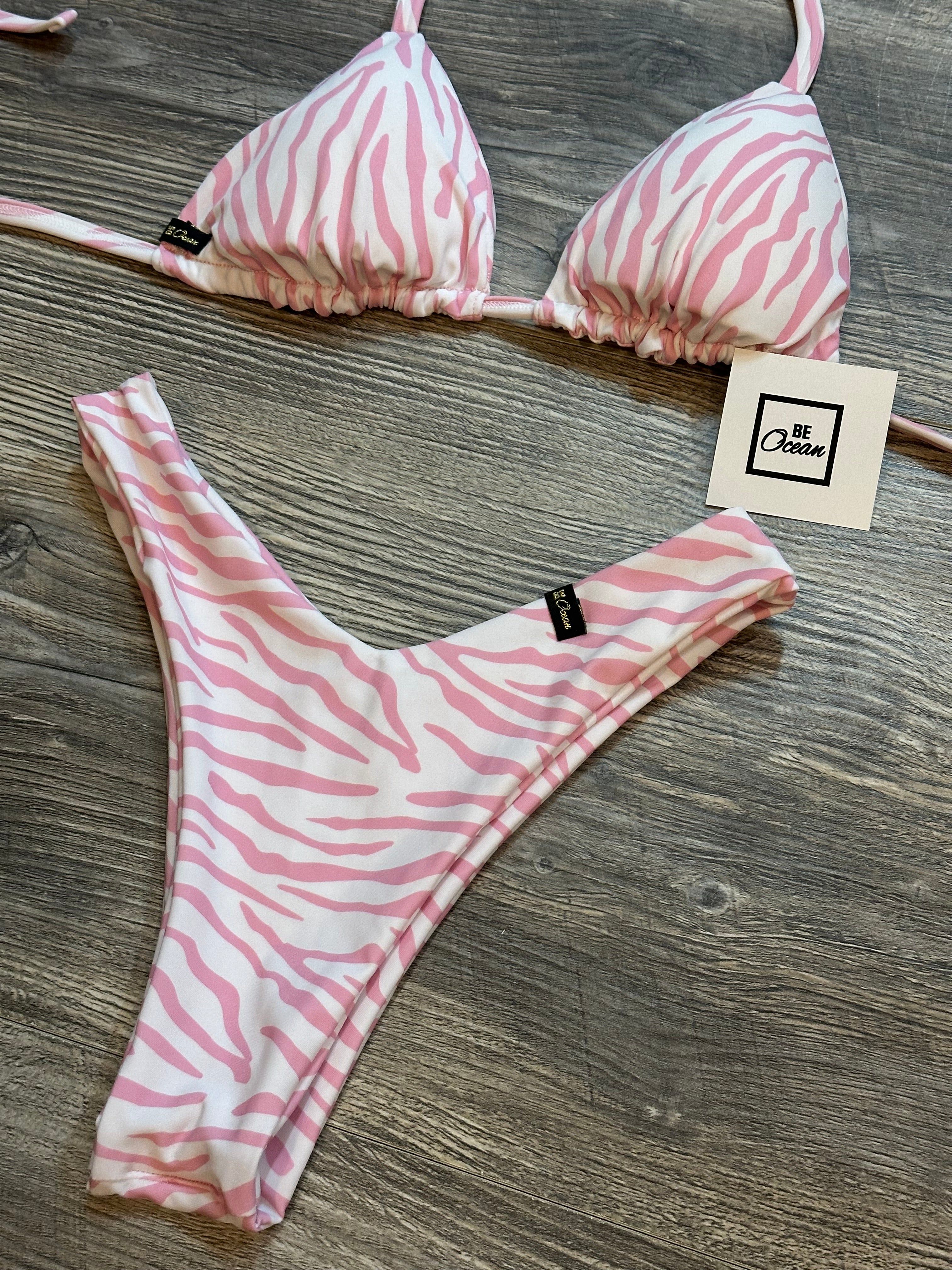 Bikini Set “Vania” pink zebra