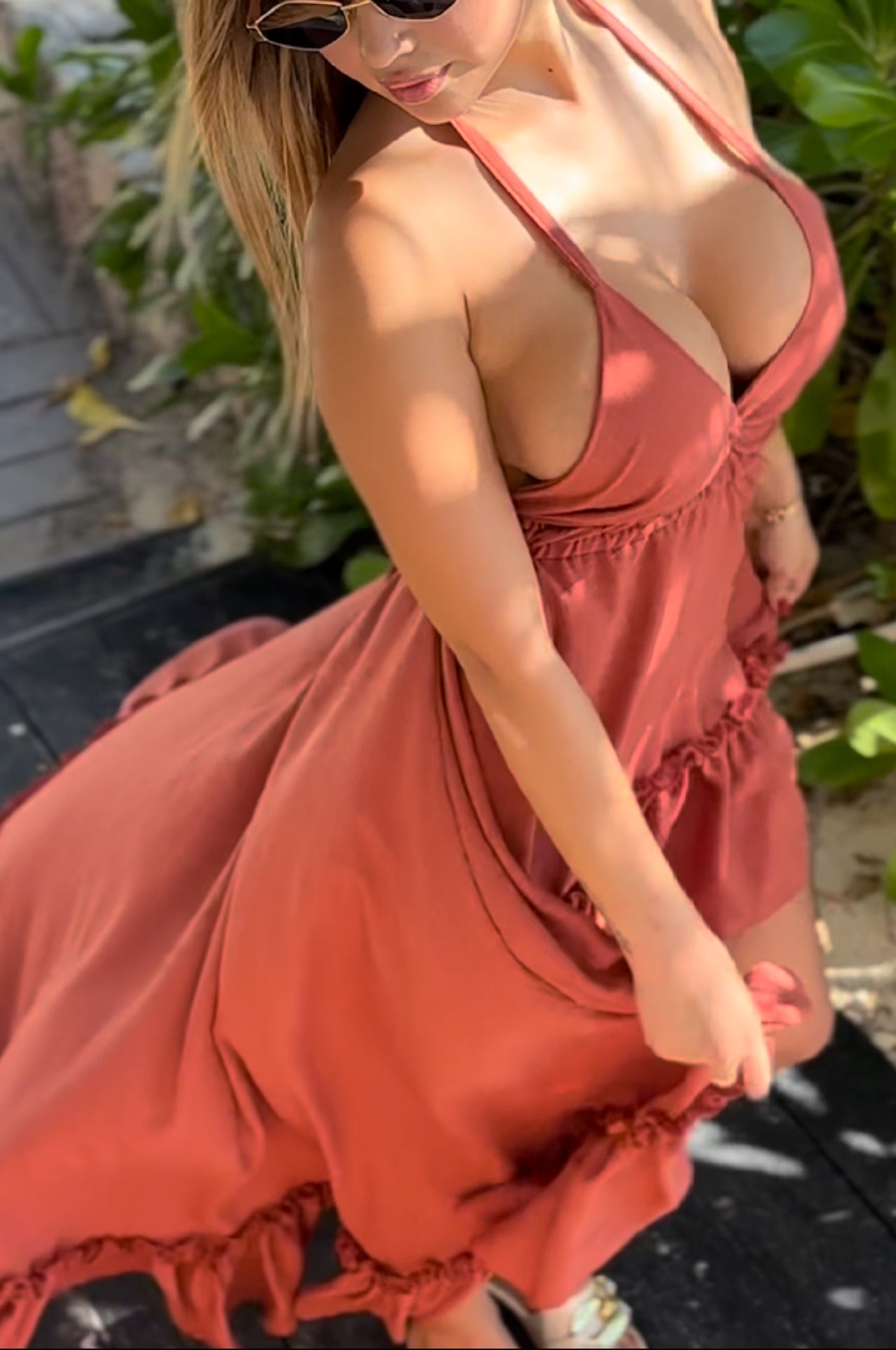 Vestido “Sara” Cobre