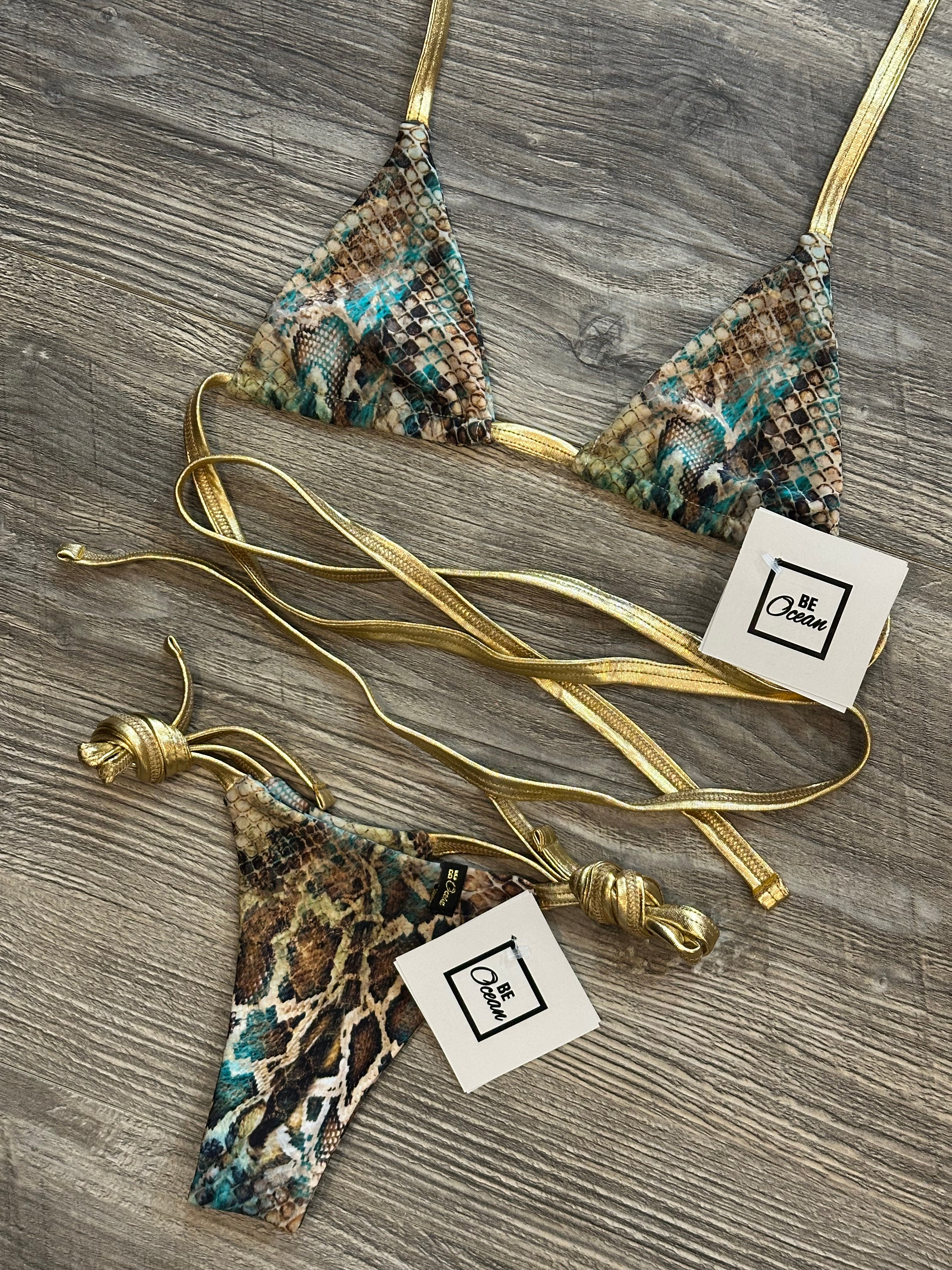 Microbikini Set Shining Snake