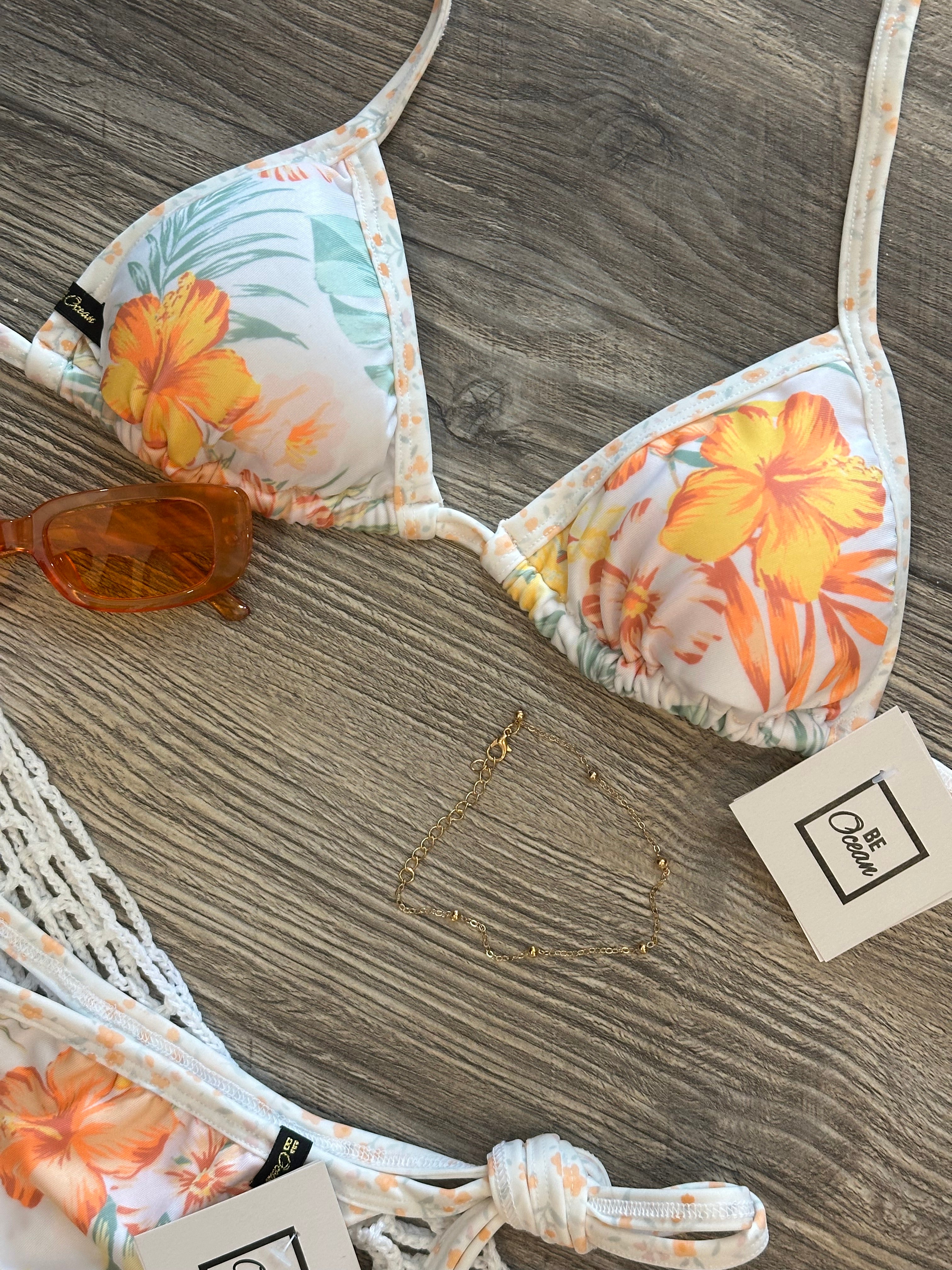 Bikini Set “Maca” White romance