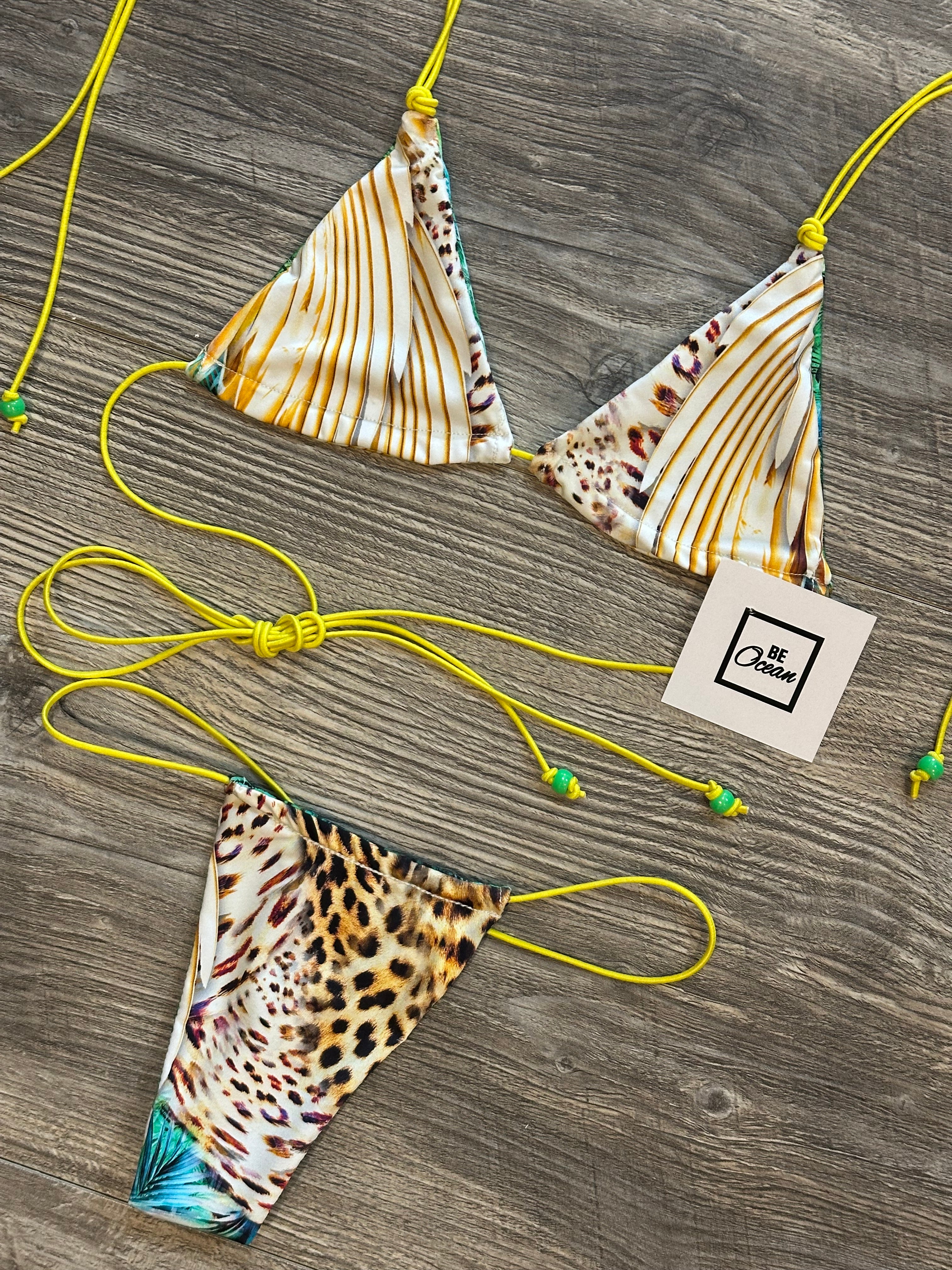 Microbikini Elástico Queen (Reversible)