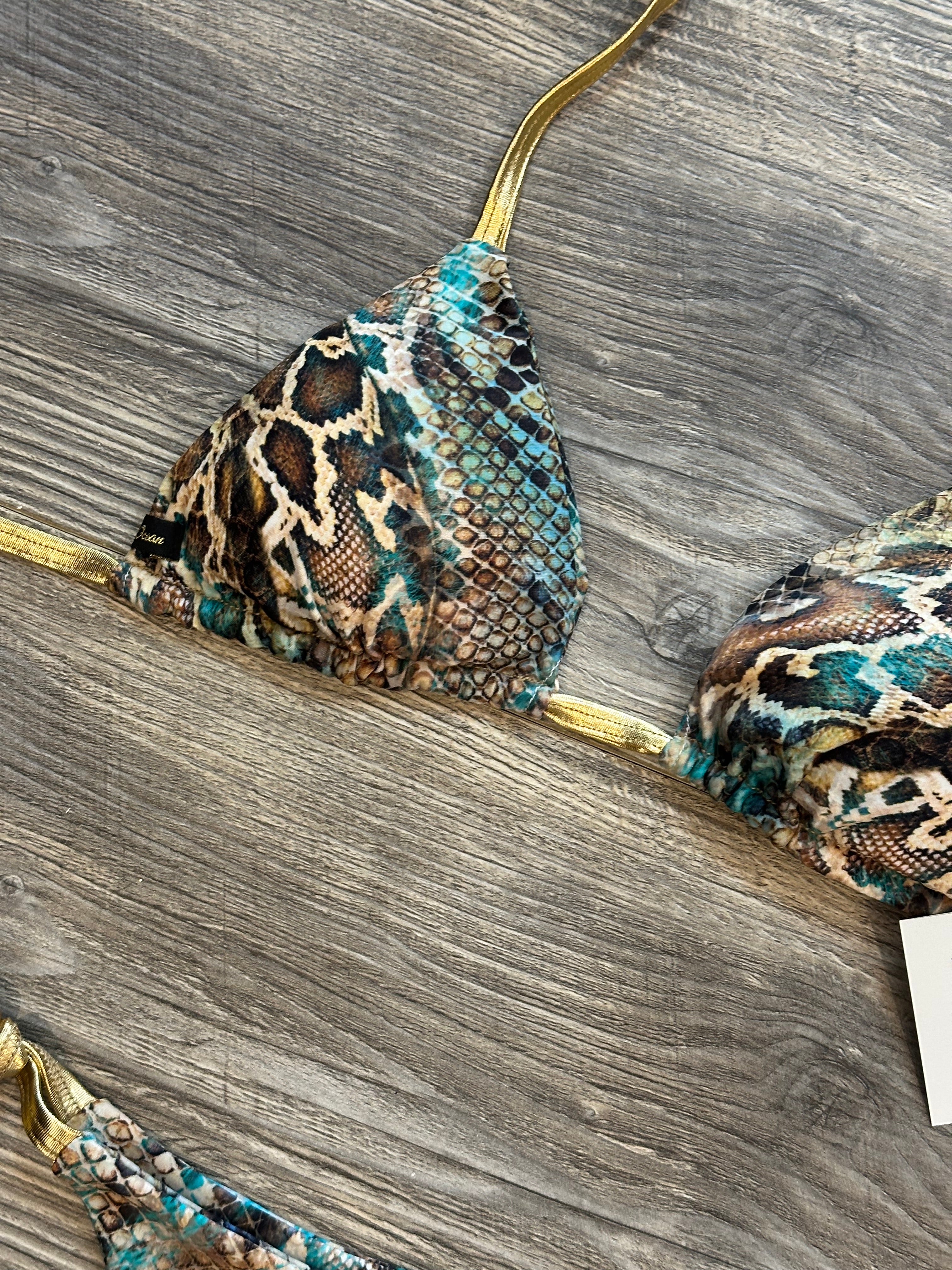 Bikini Set “Pamela” Shining snake