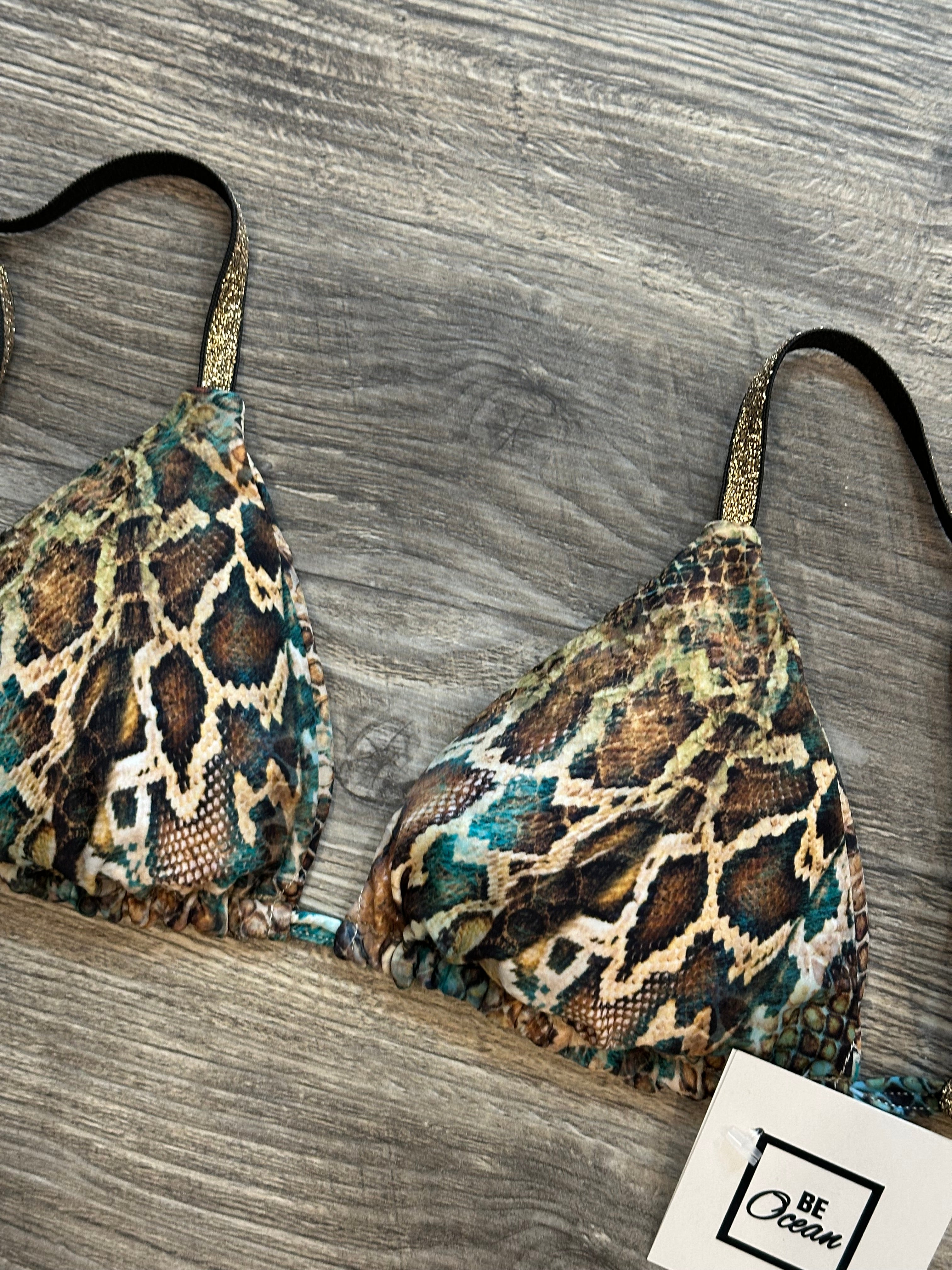 Bikini Set “Regina” Shiny Snake