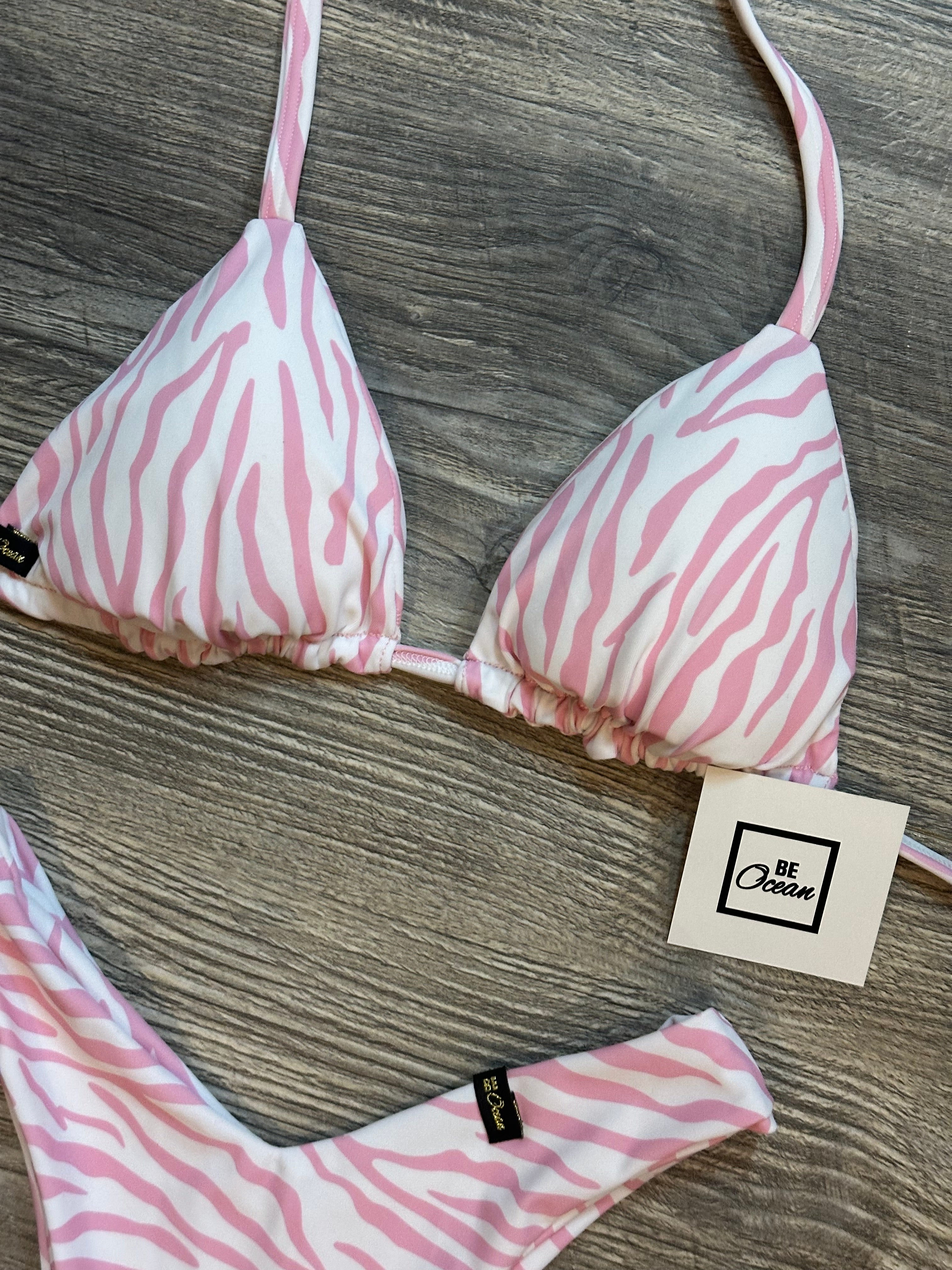Bikini Set “Vania” pink zebra
