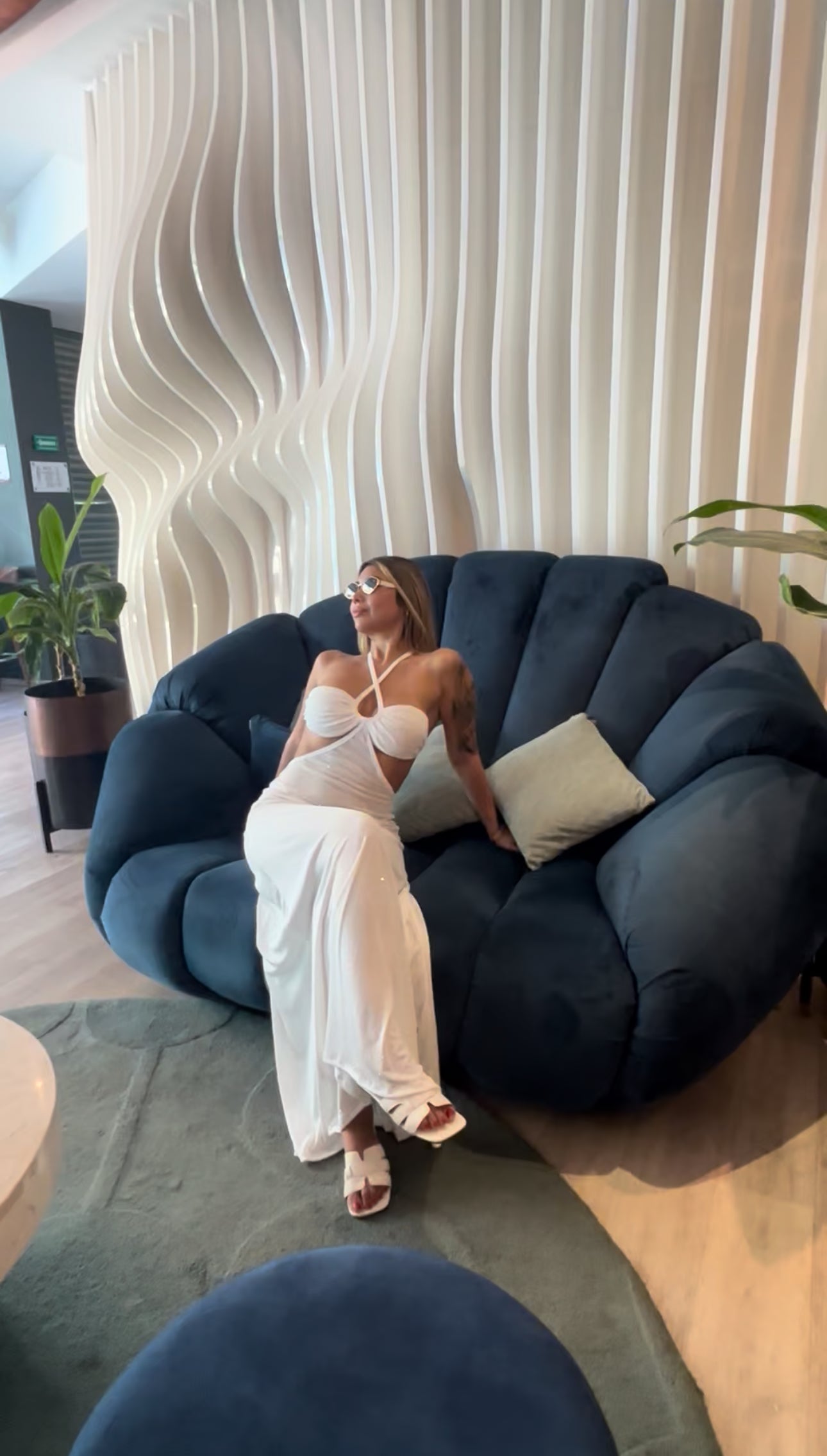 Vestido Lola Night blanco