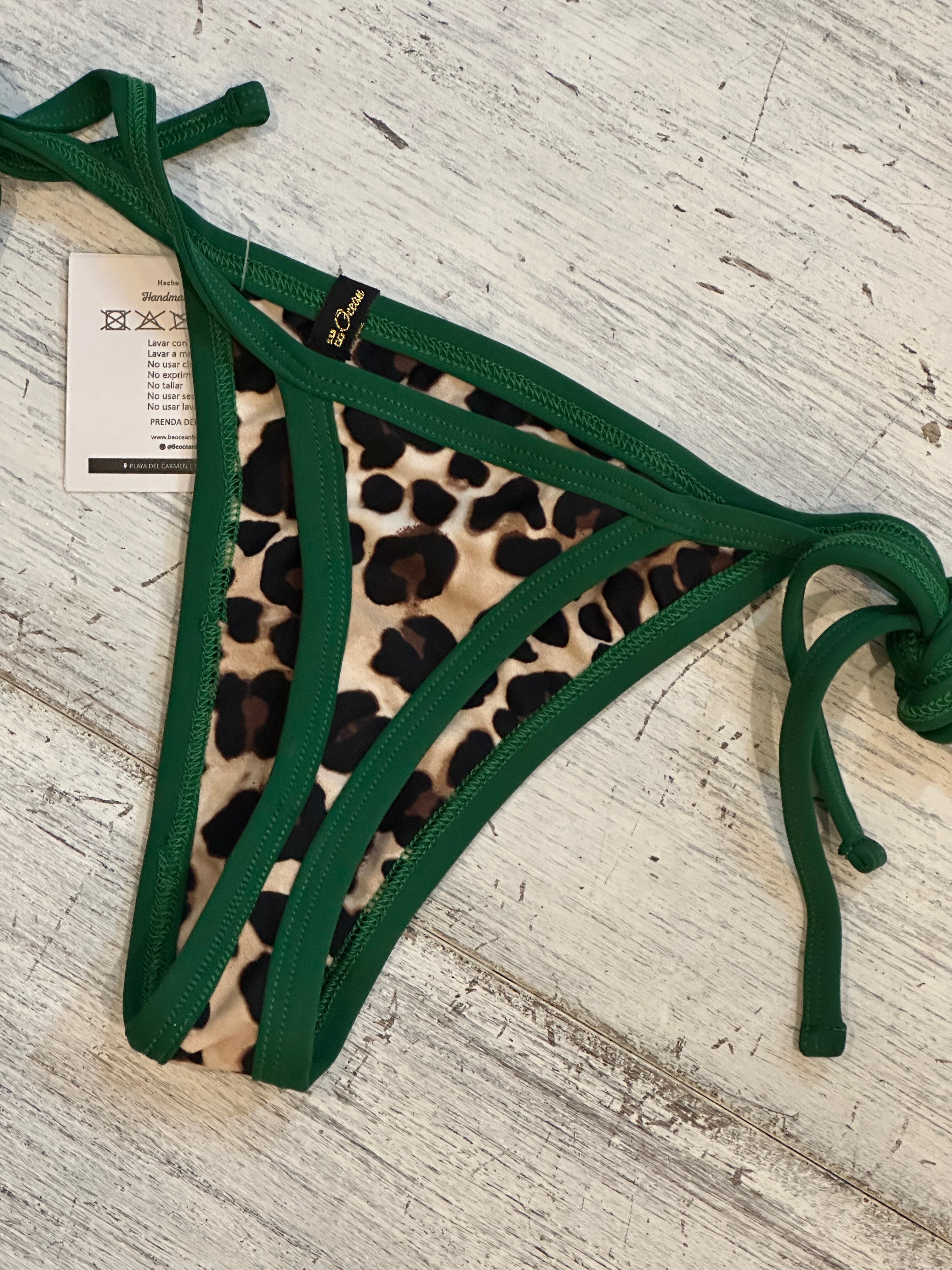 Bikini Set “Maca” Green Leo