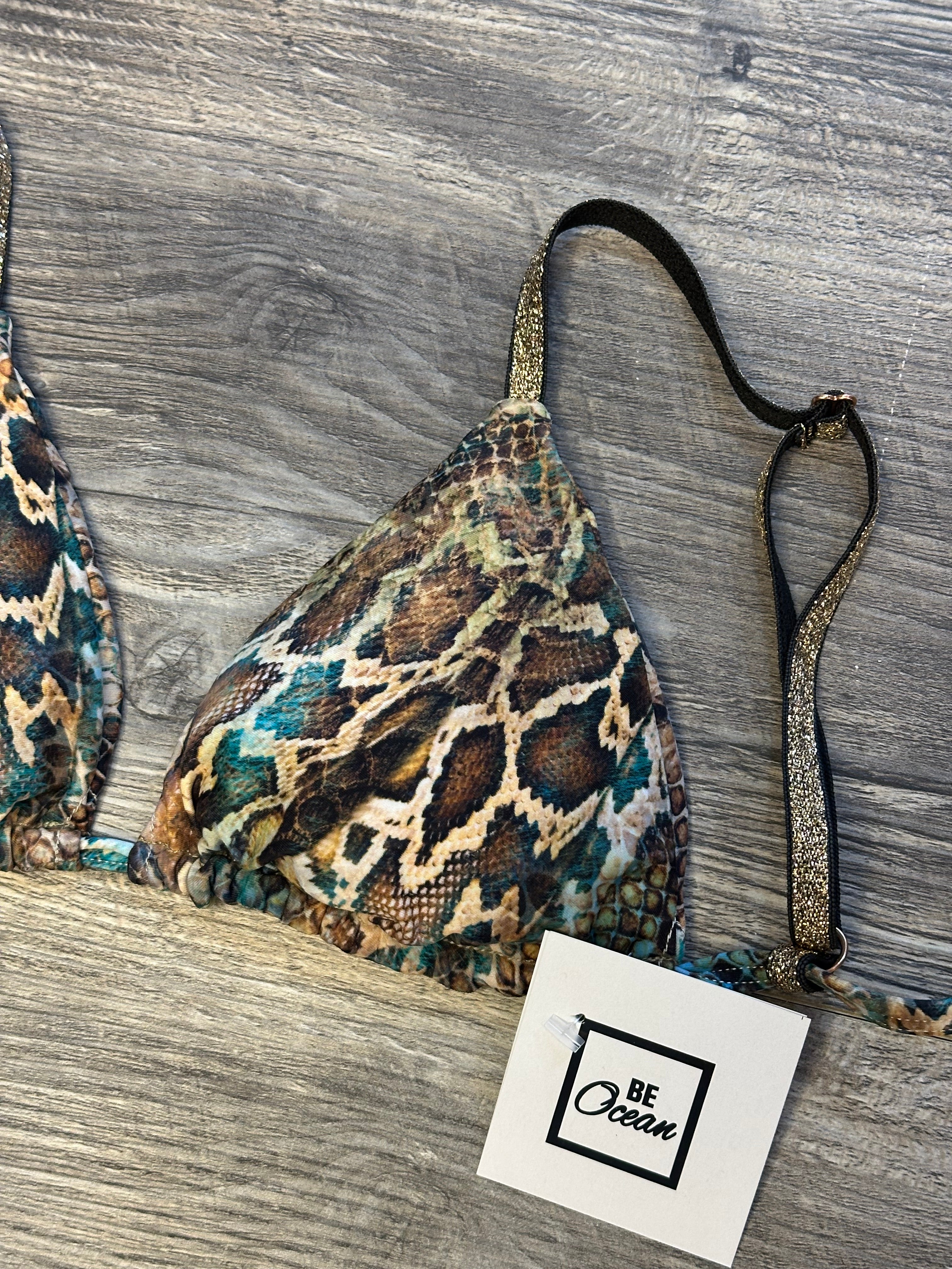 Bikini Set “Regina” Shiny Snake