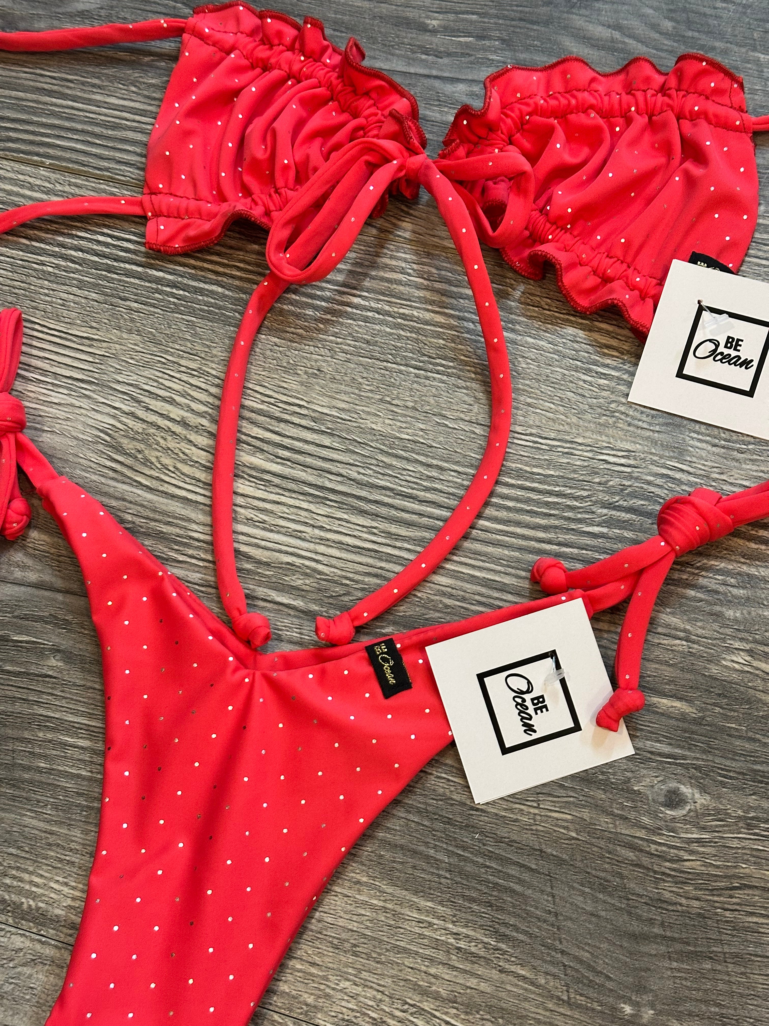 Bikini Set “Mariela” polka red