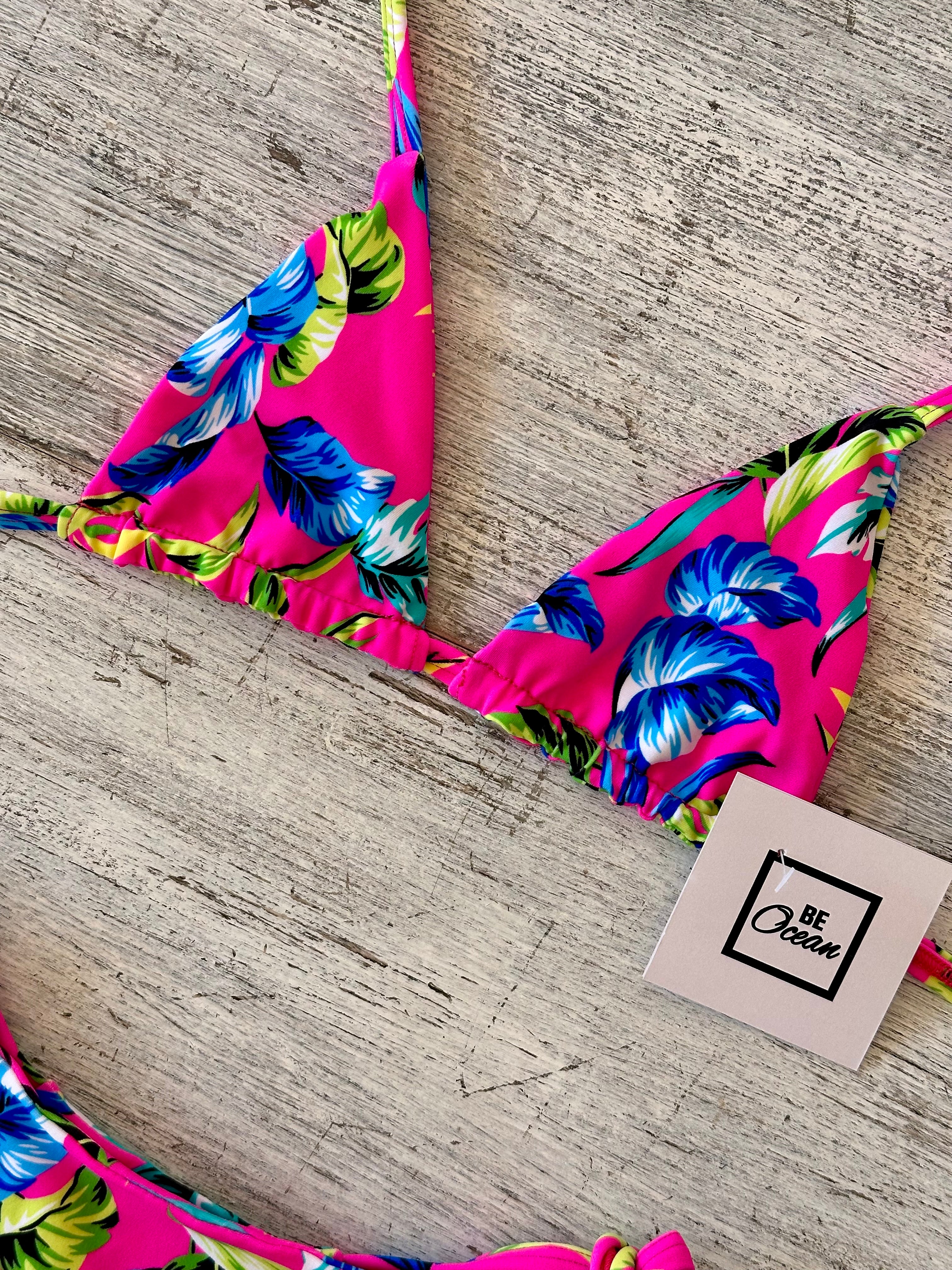 Microbikini Set Wild Pink