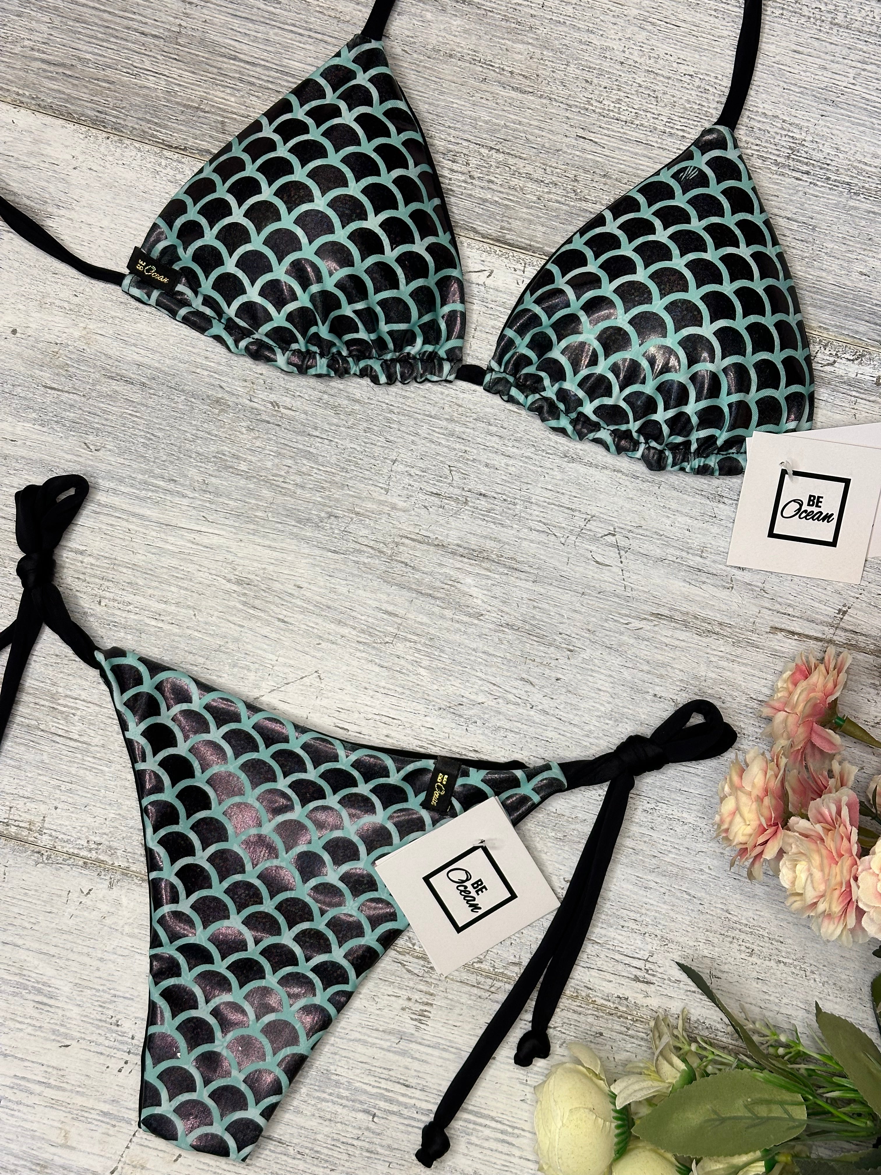 Bikini Set “Pamela” Black Mermaid