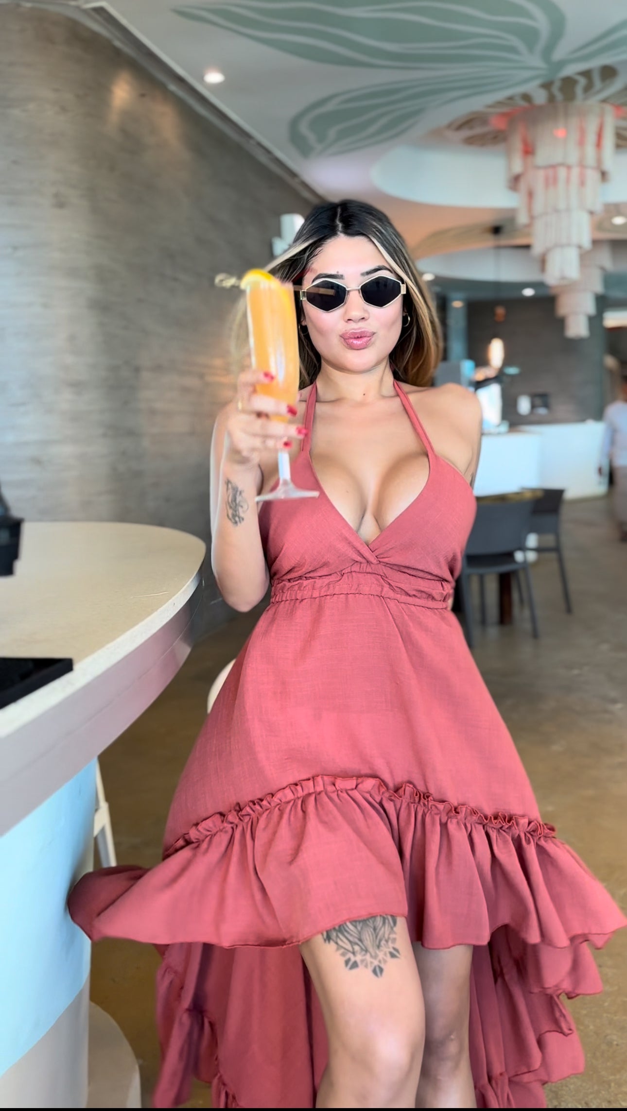 Vestido “Sara” Cobre