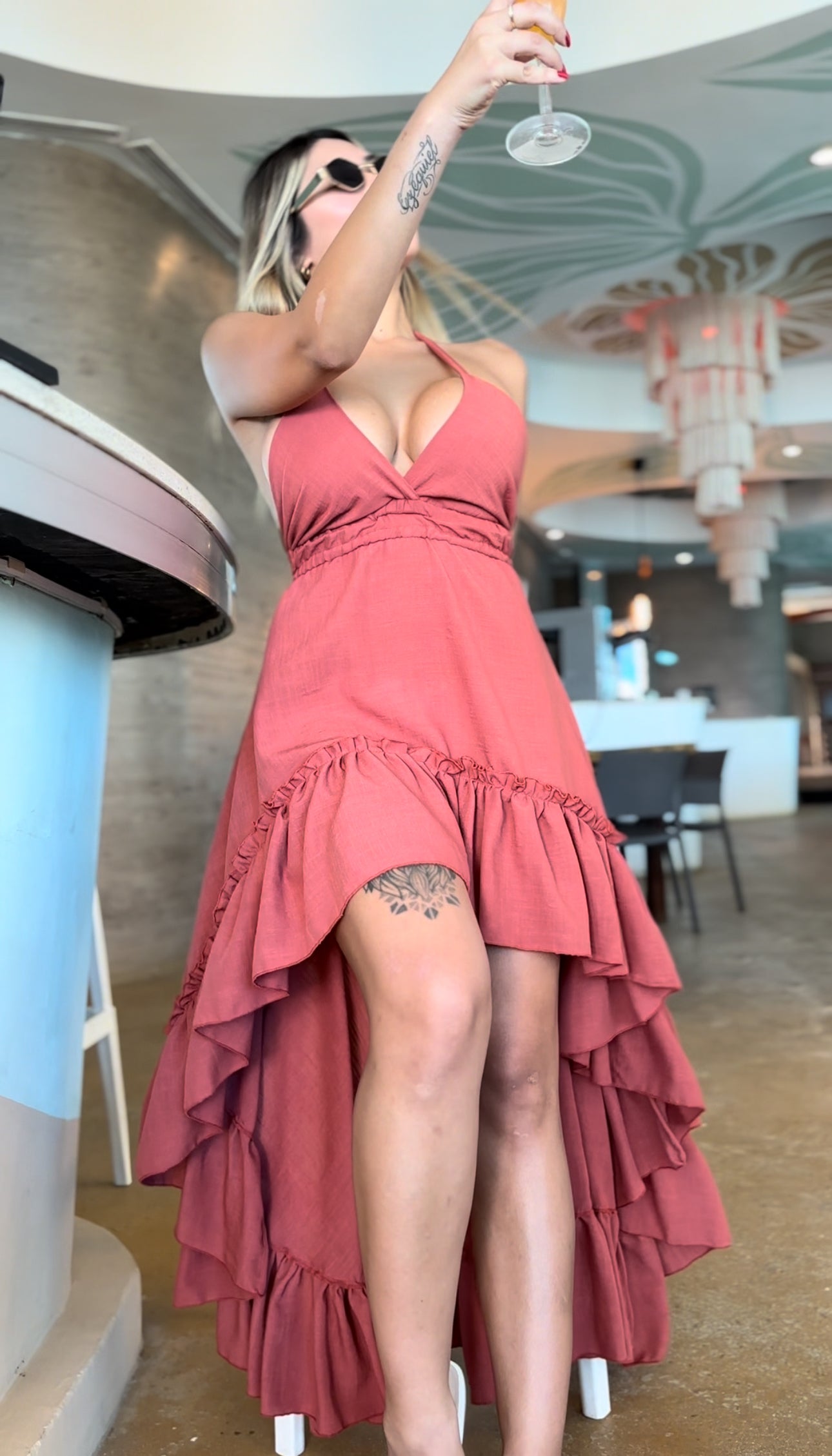 Vestido “Sara” Cobre